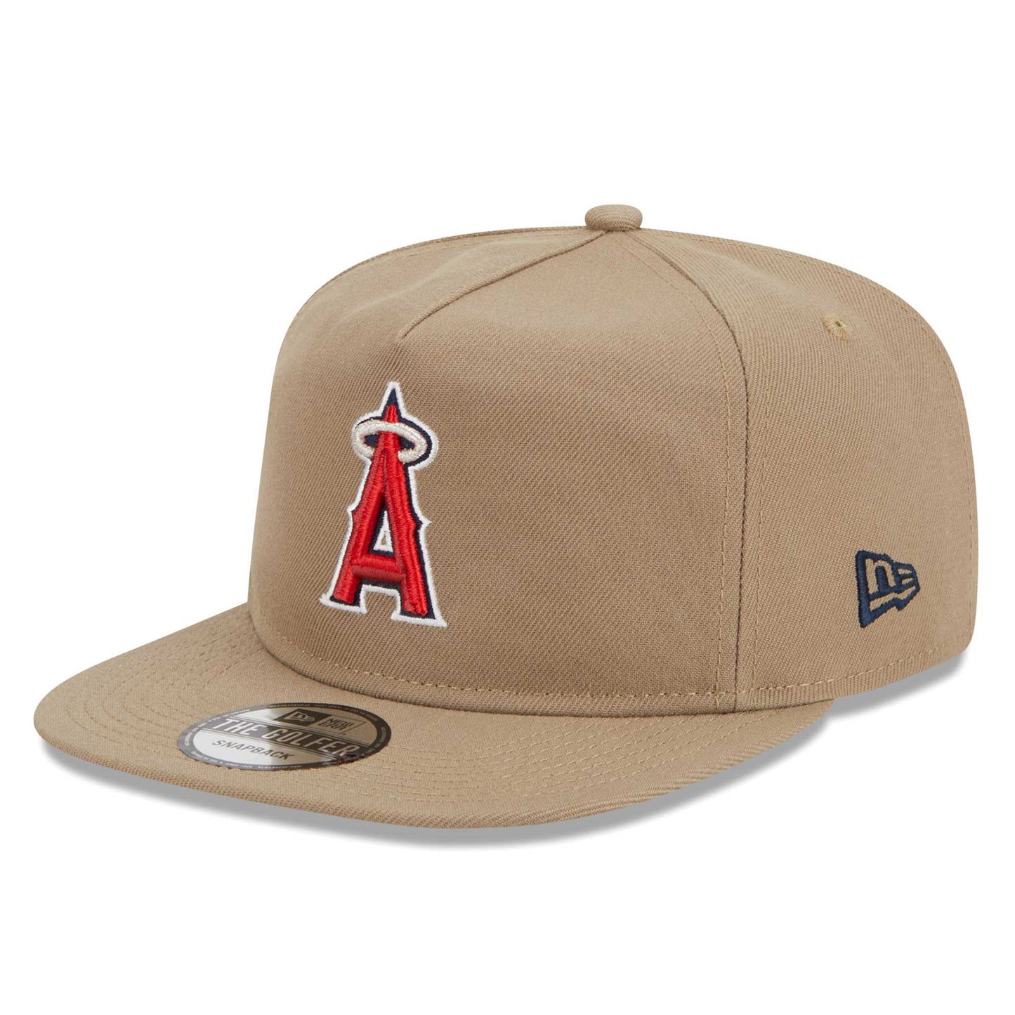 Los Angeles Angels New Era Golfer Adjustable Hat - Khaki
