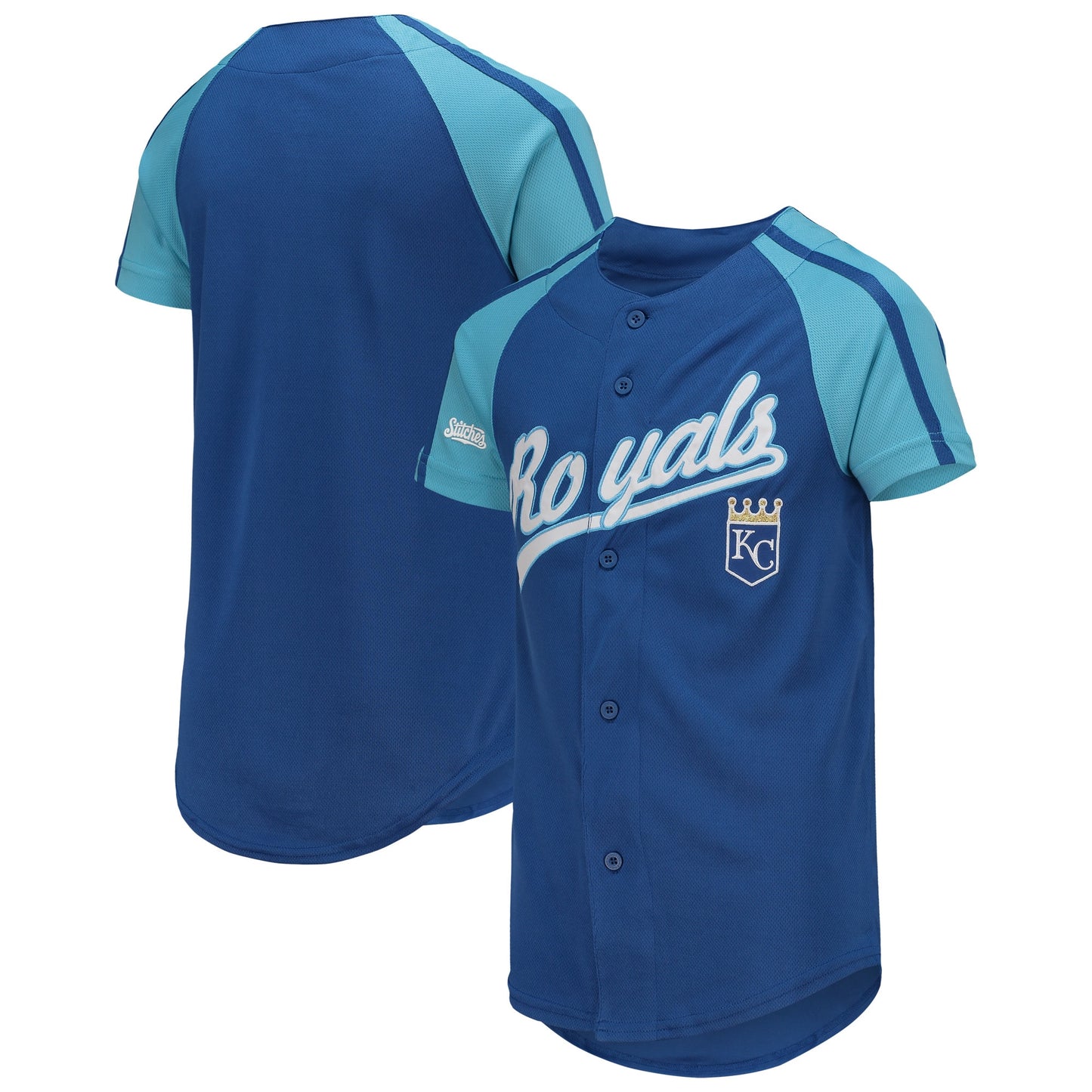 Kansas City Royals Stitches Youth Team Logo Jersey - Royal