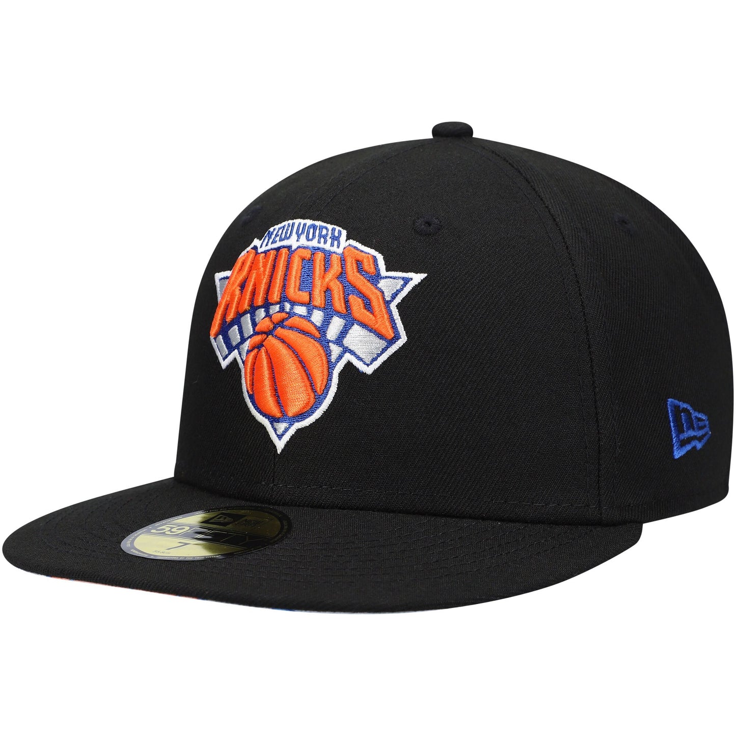 New York Knicks New Era Team Wordmark 59FIFTY Fitted Hat - Black
