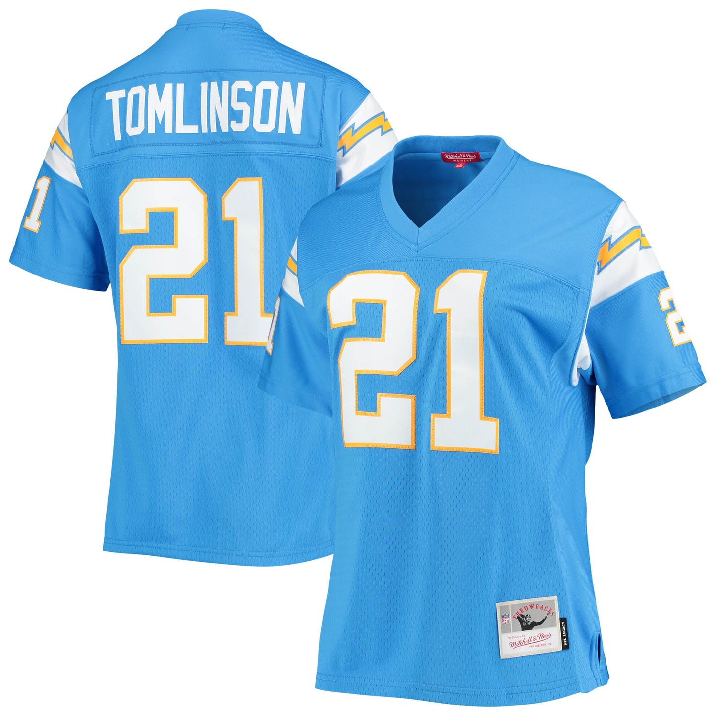 LaDainian Tomlinson Los Angeles Chargers Mitchell & Ness Women's Legacy Replica Player Jersey - Powder Blue