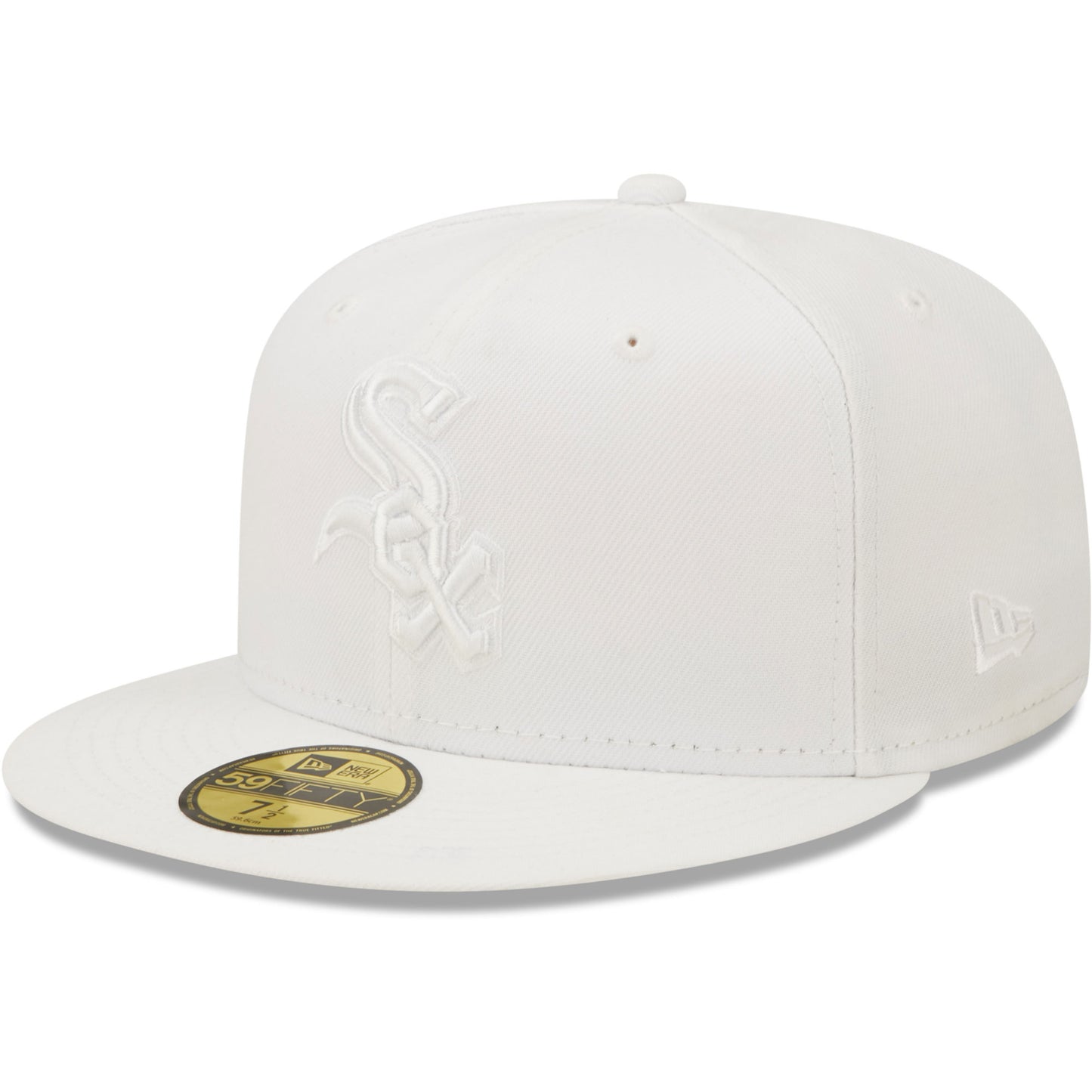 Chicago White Sox New Era White on White 59FIFTY Fitted Hat