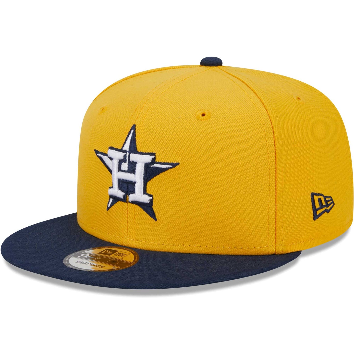 Houston Astros New Era Two-Tone Color Pack 9FIFTY Snapback Hat - Gold