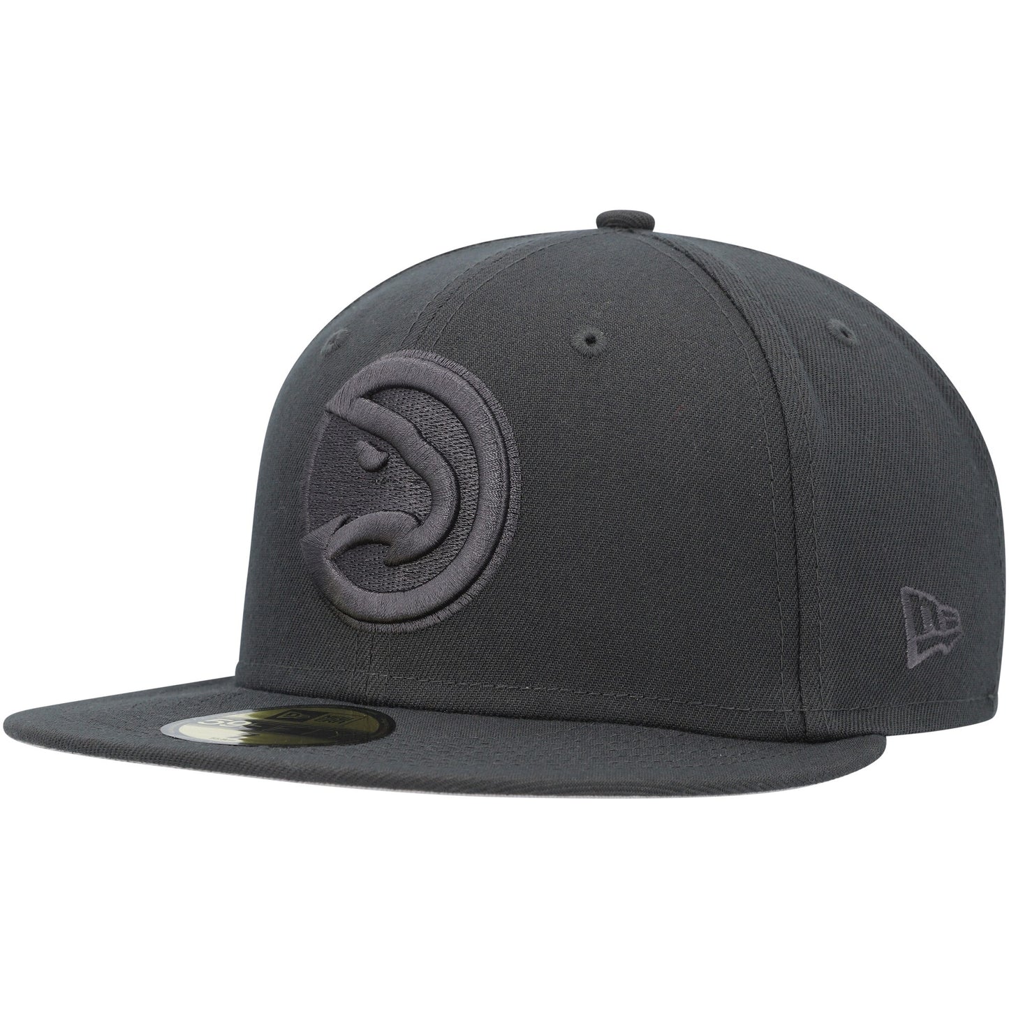 Atlanta Hawks New Era Steel Clouds Color Pack 59FIFTY Fitted Hat - Charcoal