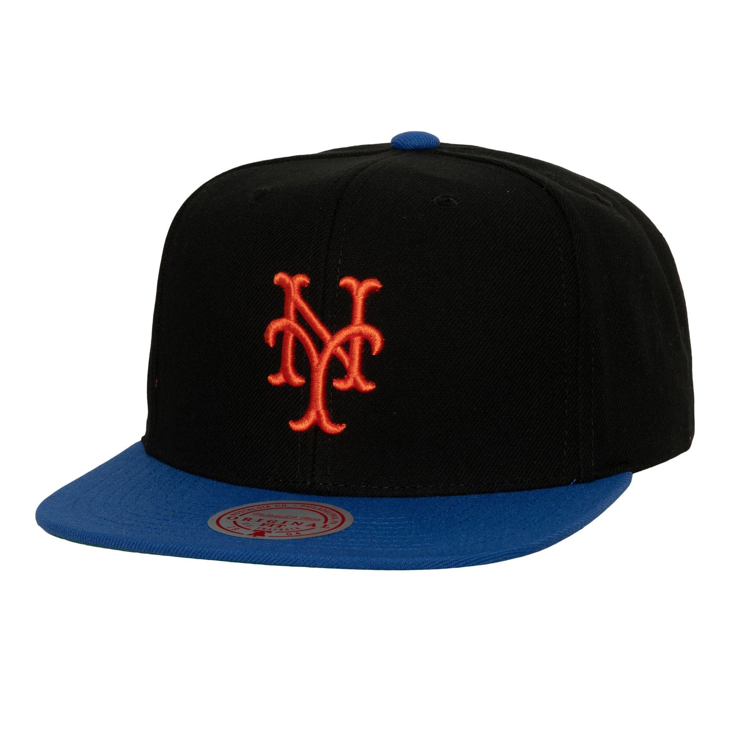New York Mets Mitchell & Ness Cooperstown Collection Evergreen Snapback Hat - Black