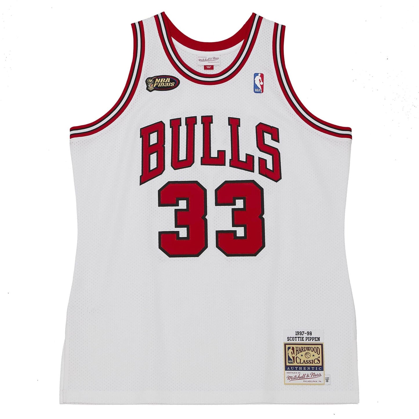 Authentic Scottie Pippen Chicago Bulls Finals 1997-98 Jersey