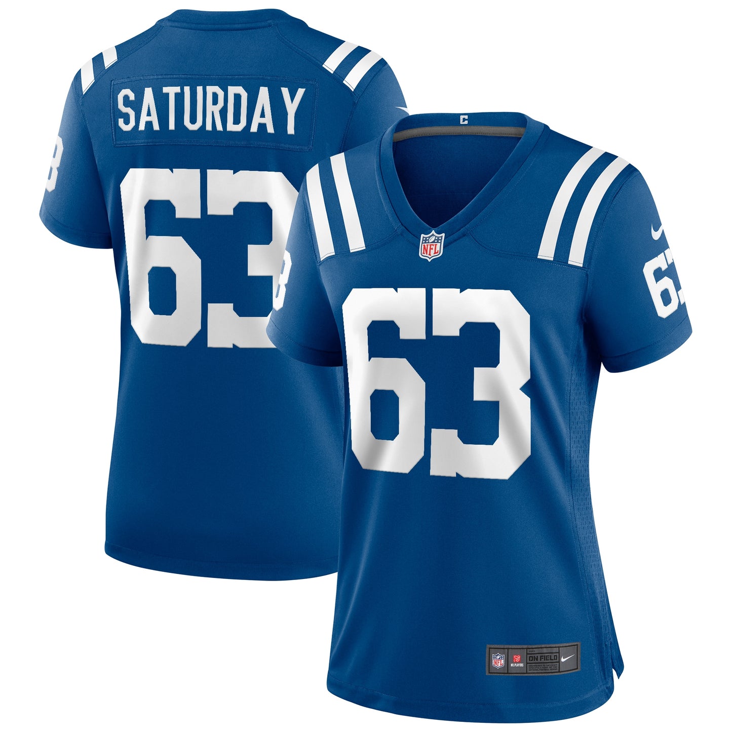 Jeff Saturday Indianapolis Colts Nike Women's Game Retired Player Jersey - Royal