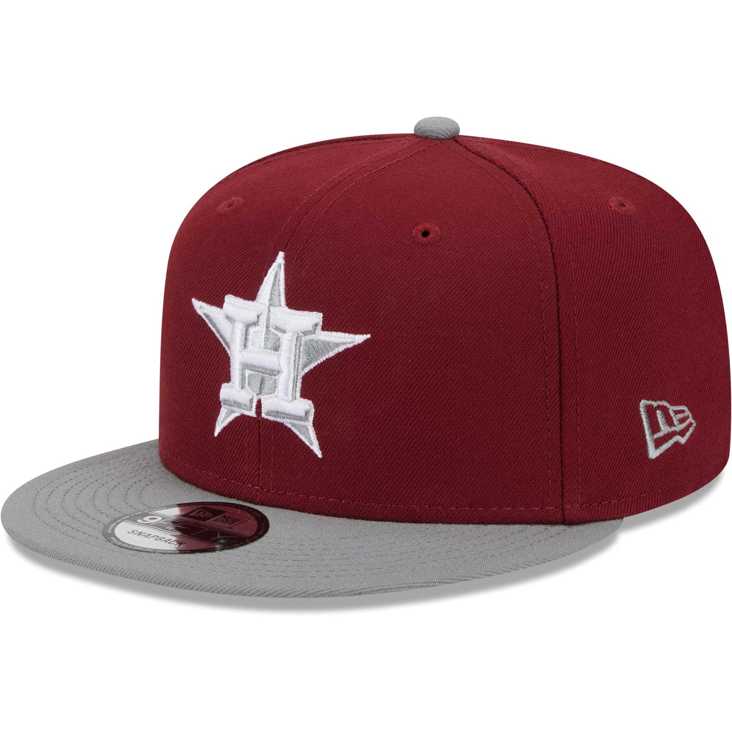 Houston Astros New Era Two-Tone Color Pack 9FIFTY Snapback Hat - Cardinal