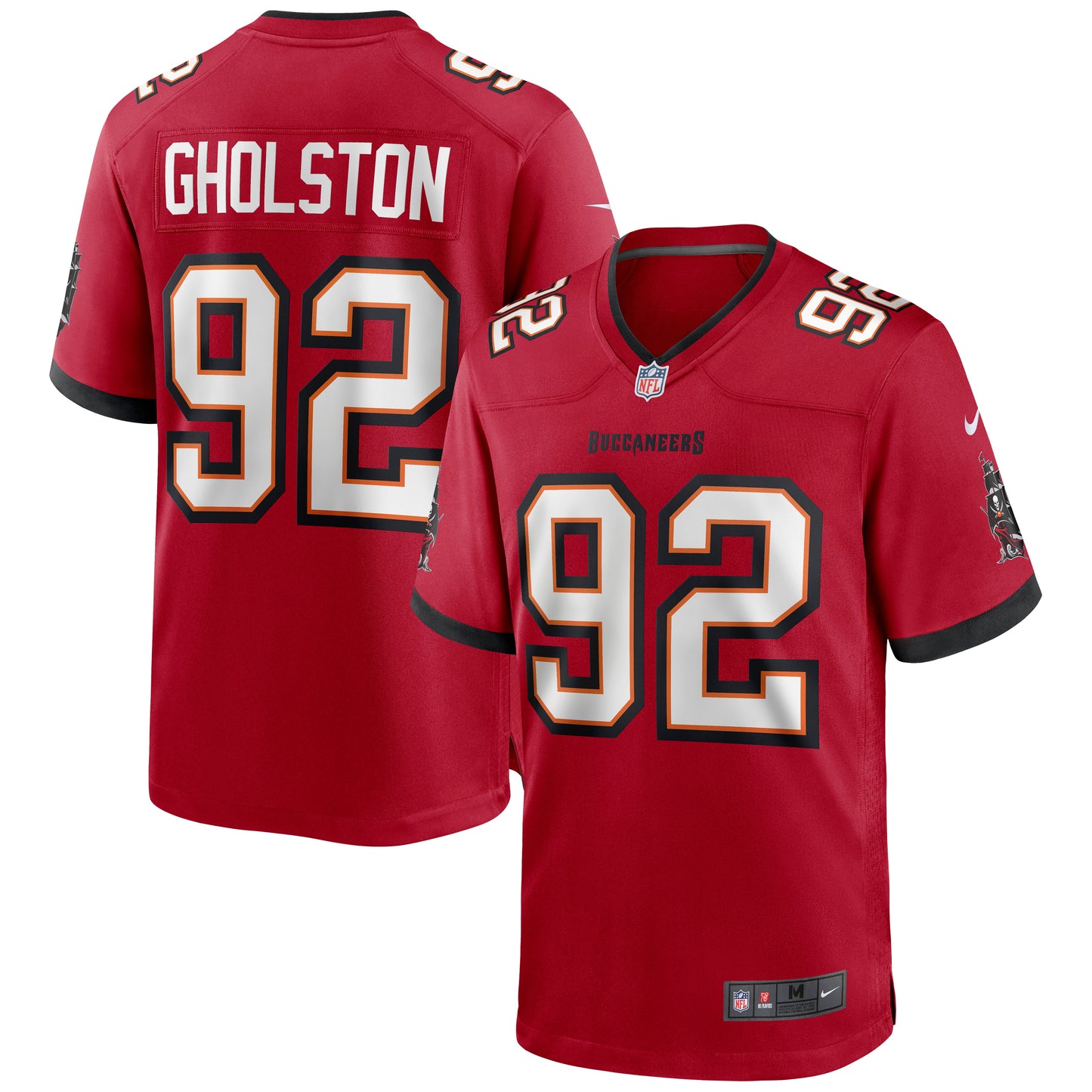 William Gholston Tampa Bay Buccaneers Nike Game Jersey - Red