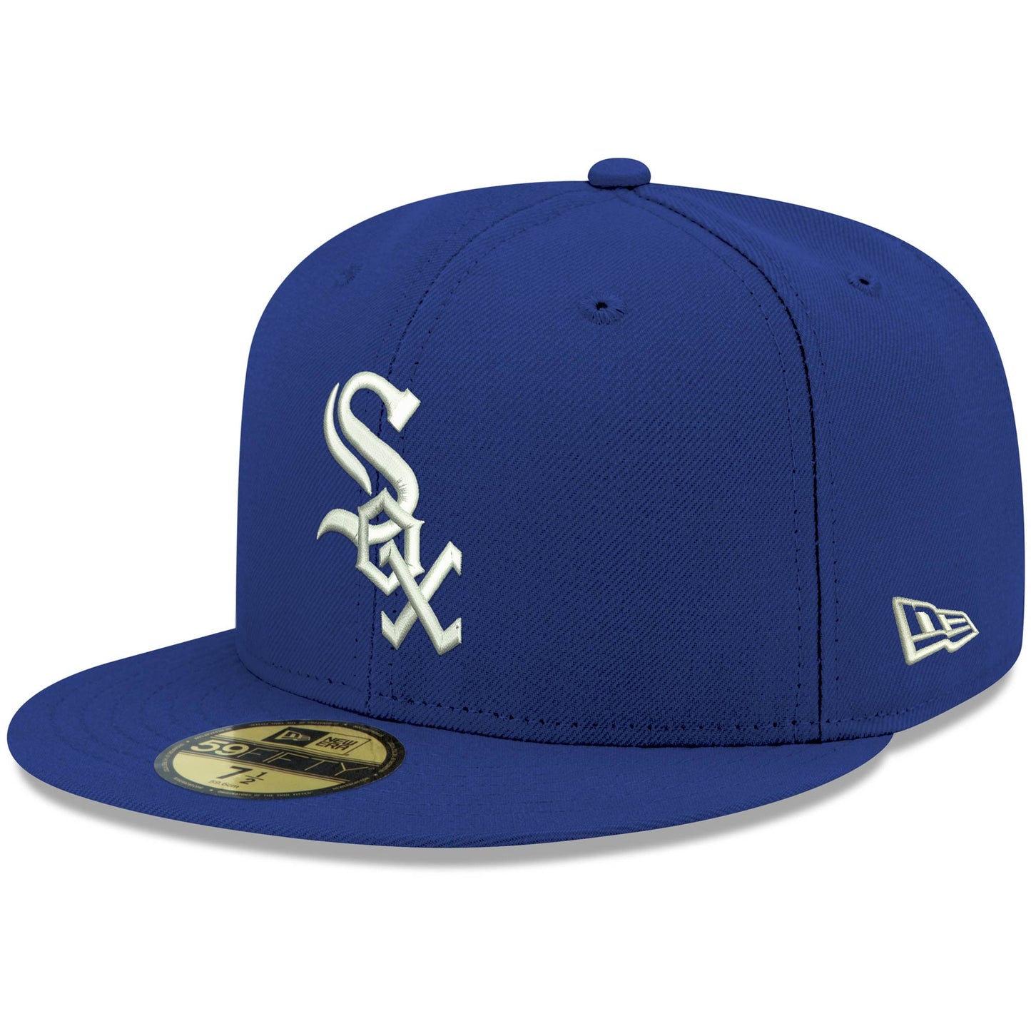 Chicago White Sox New Era White Logo 59FIFTY Fitted Hat - Royal