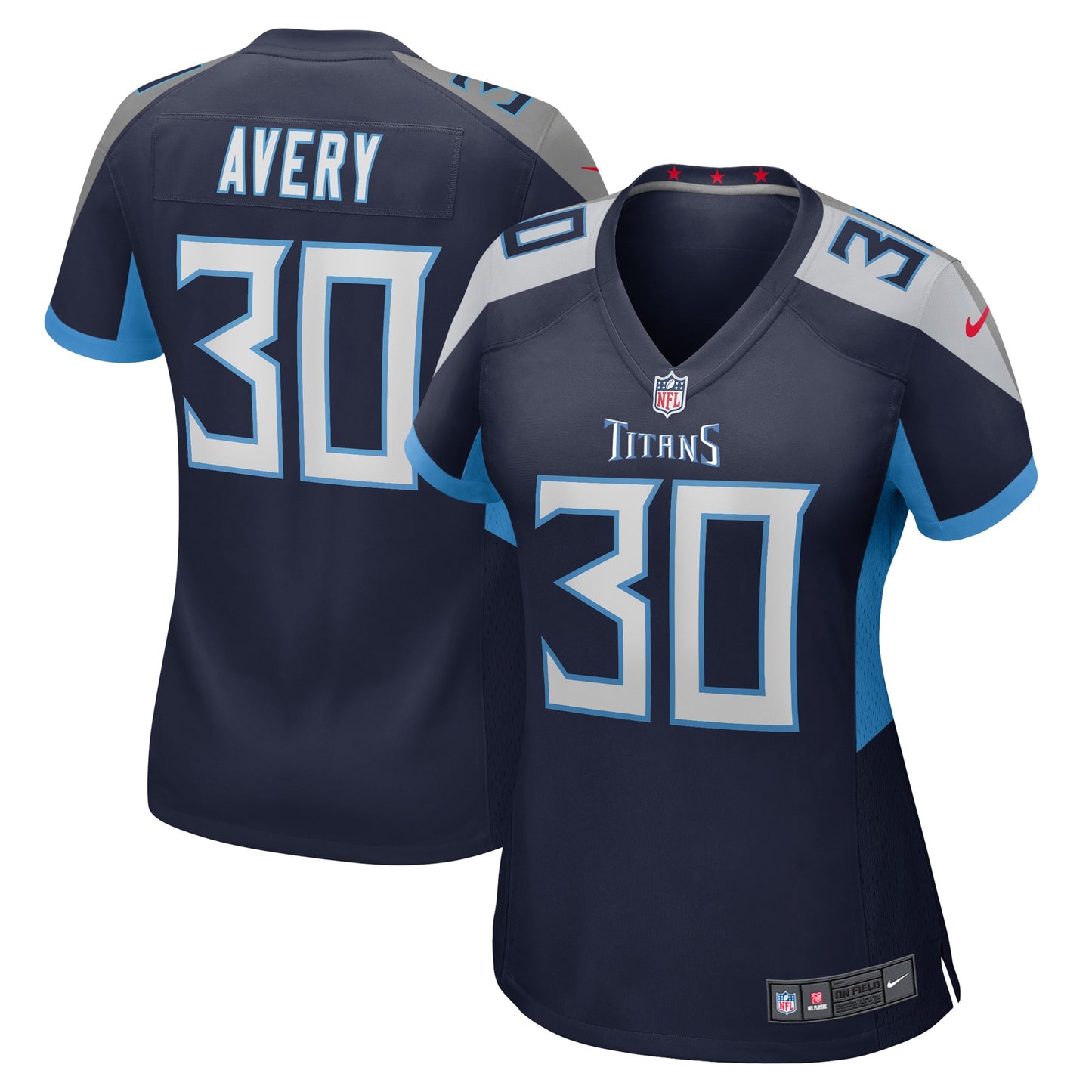 Tre Avery Tennessee Titans Nike Women's Game Player Jersey - Navy