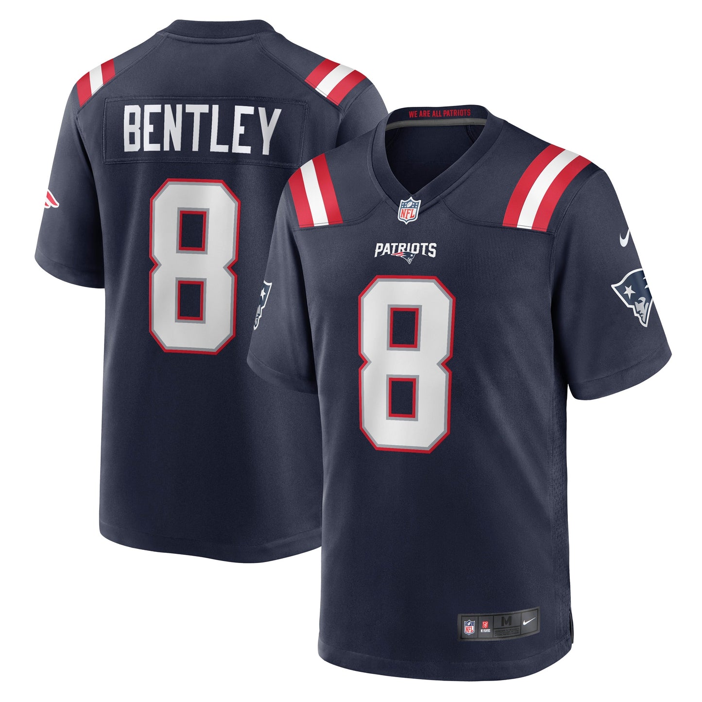 Ja'Whaun Bentley New England Patriots Nike Game Player Jersey - Navy