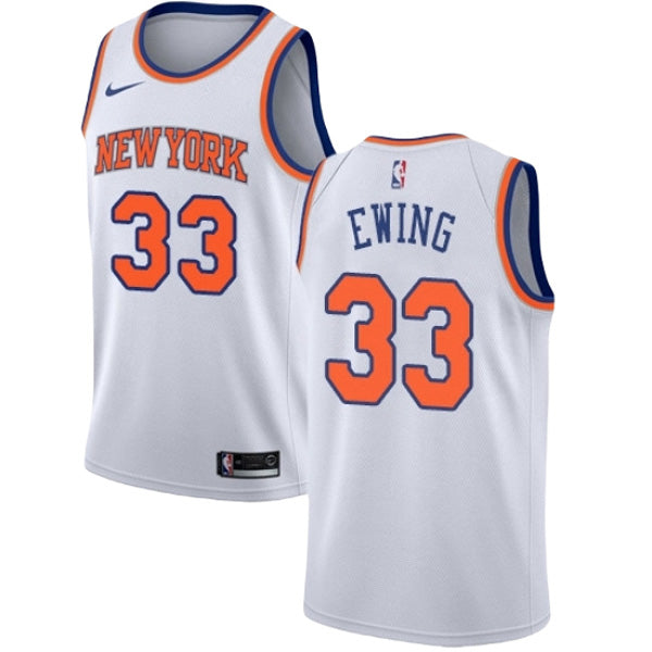 Men's New York Knicks Patrick Ewing Association Jersey - White