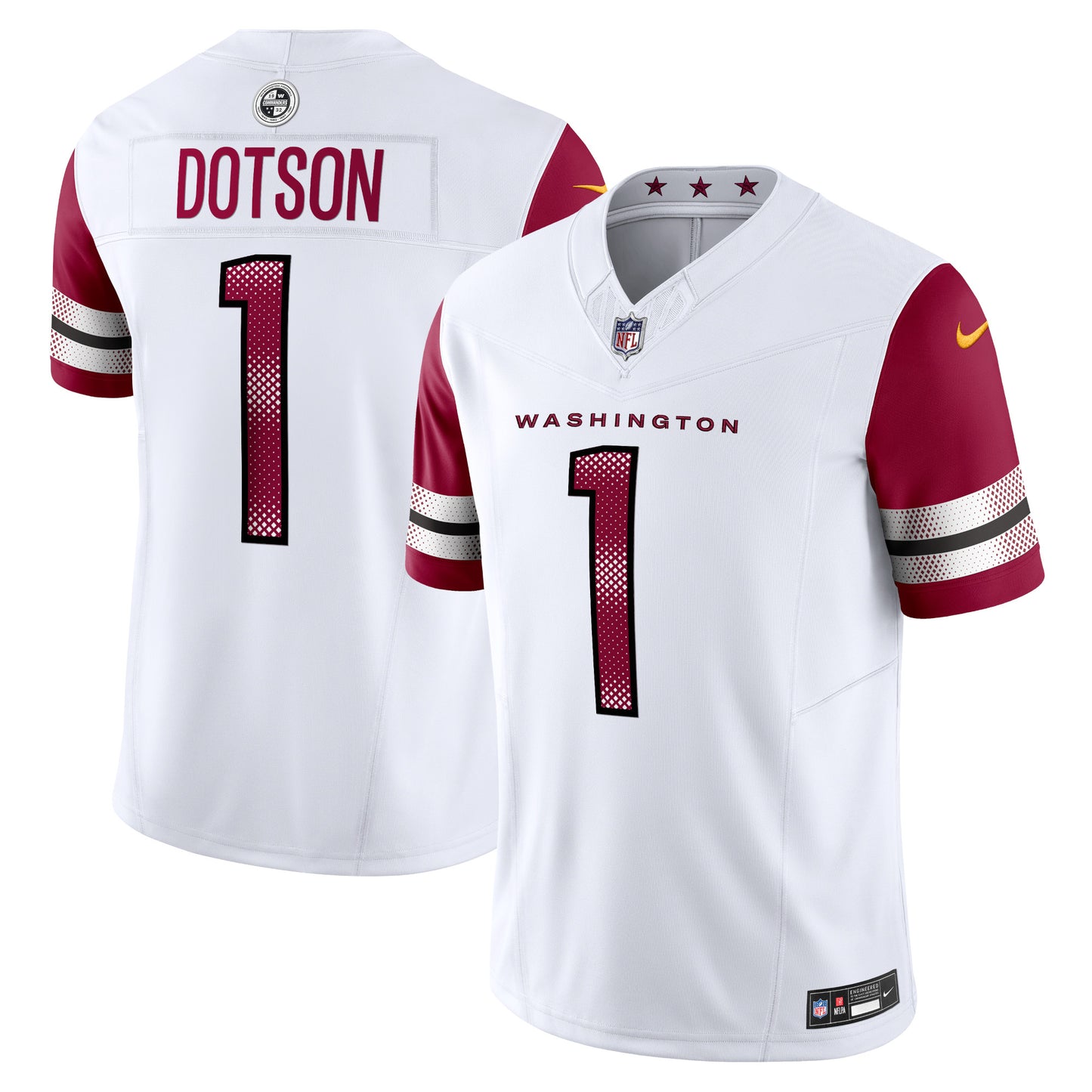 Jahan Dotson Washington Commanders Nike Vapor F.U.S.E. Limited Jersey - White