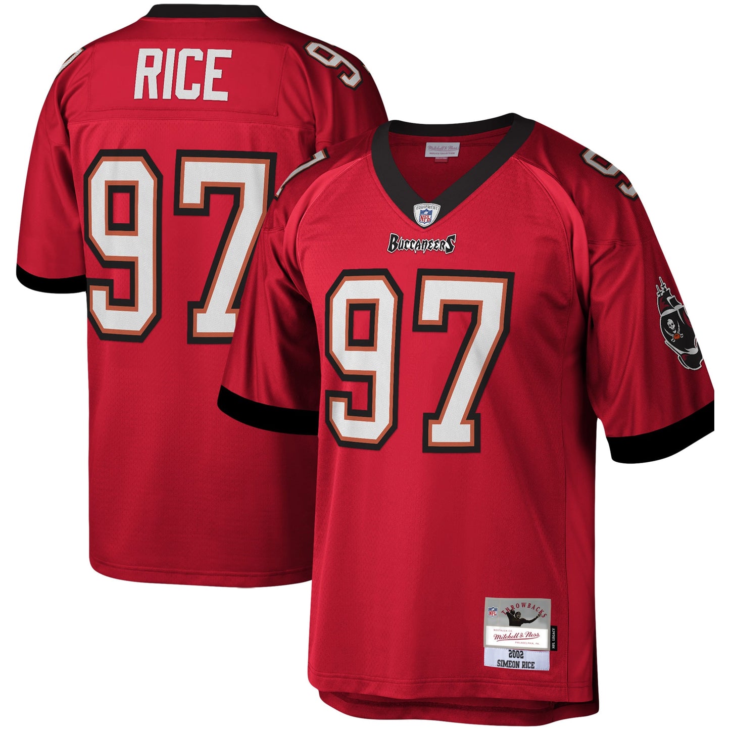 Simeon Rice Tampa Bay Buccaneers Mitchell & Ness Legacy Replica Jersey - Red