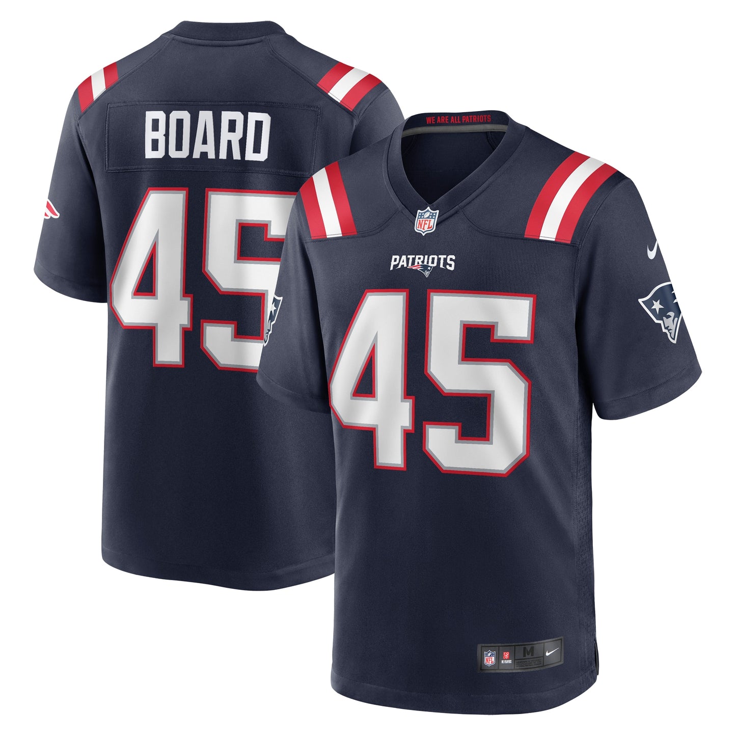 Chris Board New England Patriots Nike Game Player Jersey - Navy
