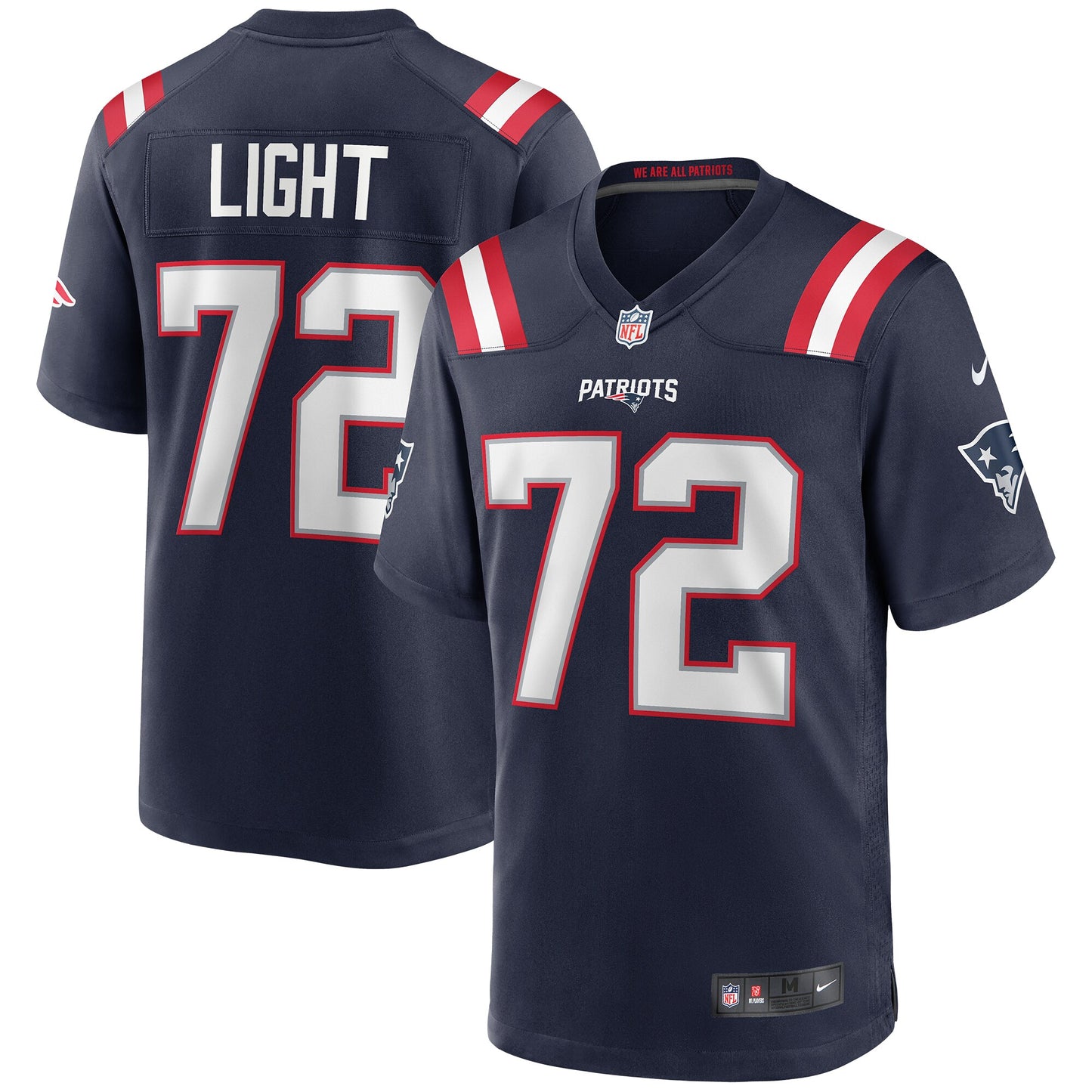Matt Light New England Patriots Nike Game Retired Player Jersey - Navy