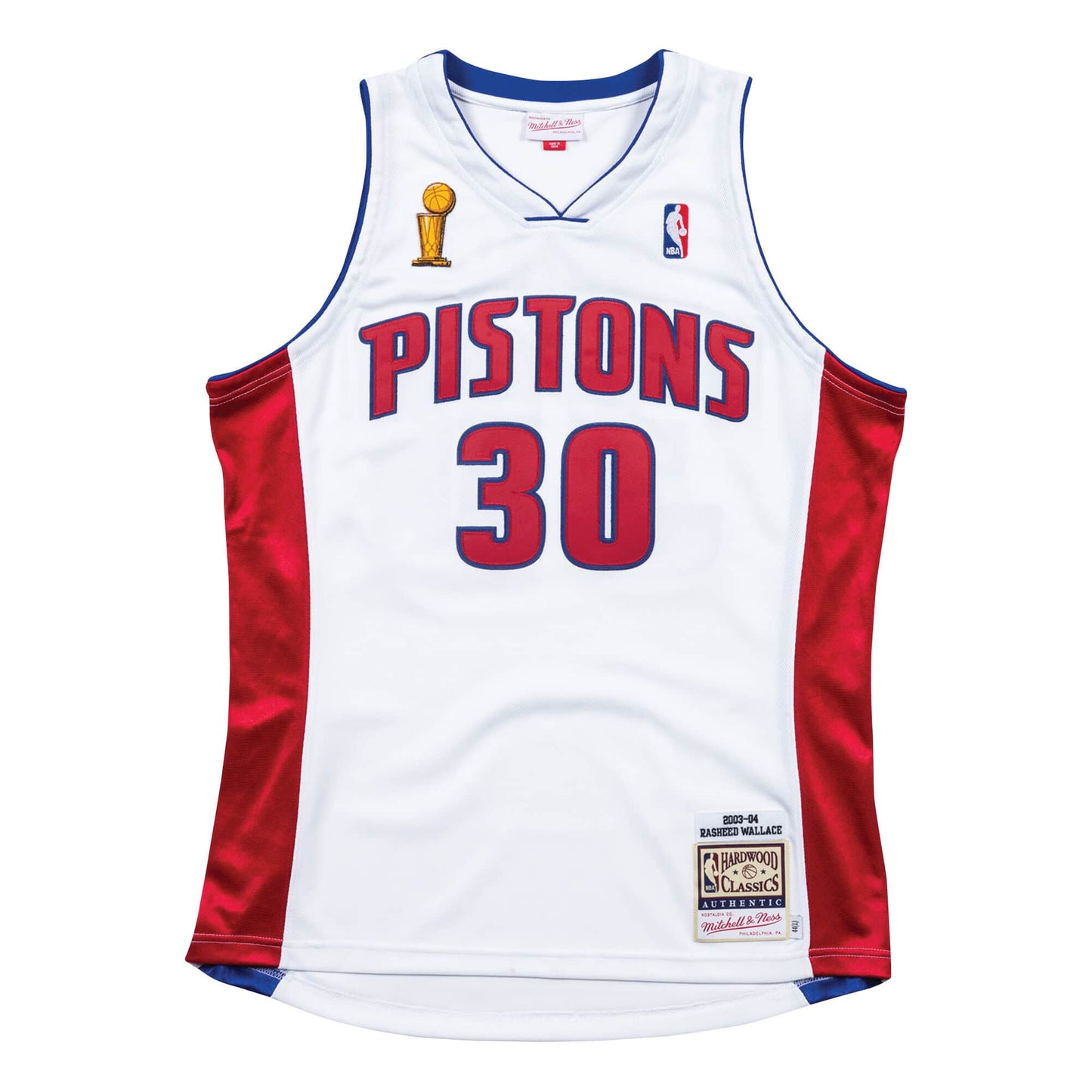 Authentic Jersey Detroit Pistons Home Finals 2003-04 Rasheed Wallace