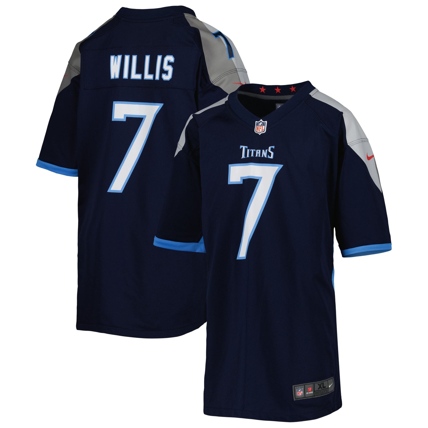 Malik Willis Tennessee Titans Nike Youth Game Jersey - Navy