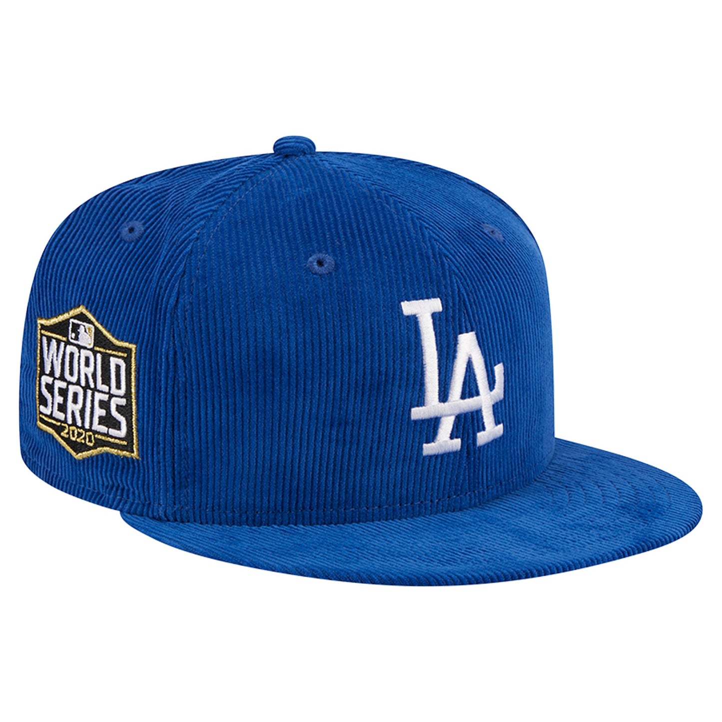Los Angeles Dodgers New Era Throwback Corduroy 59FIFTY Fitted Hat - Royal