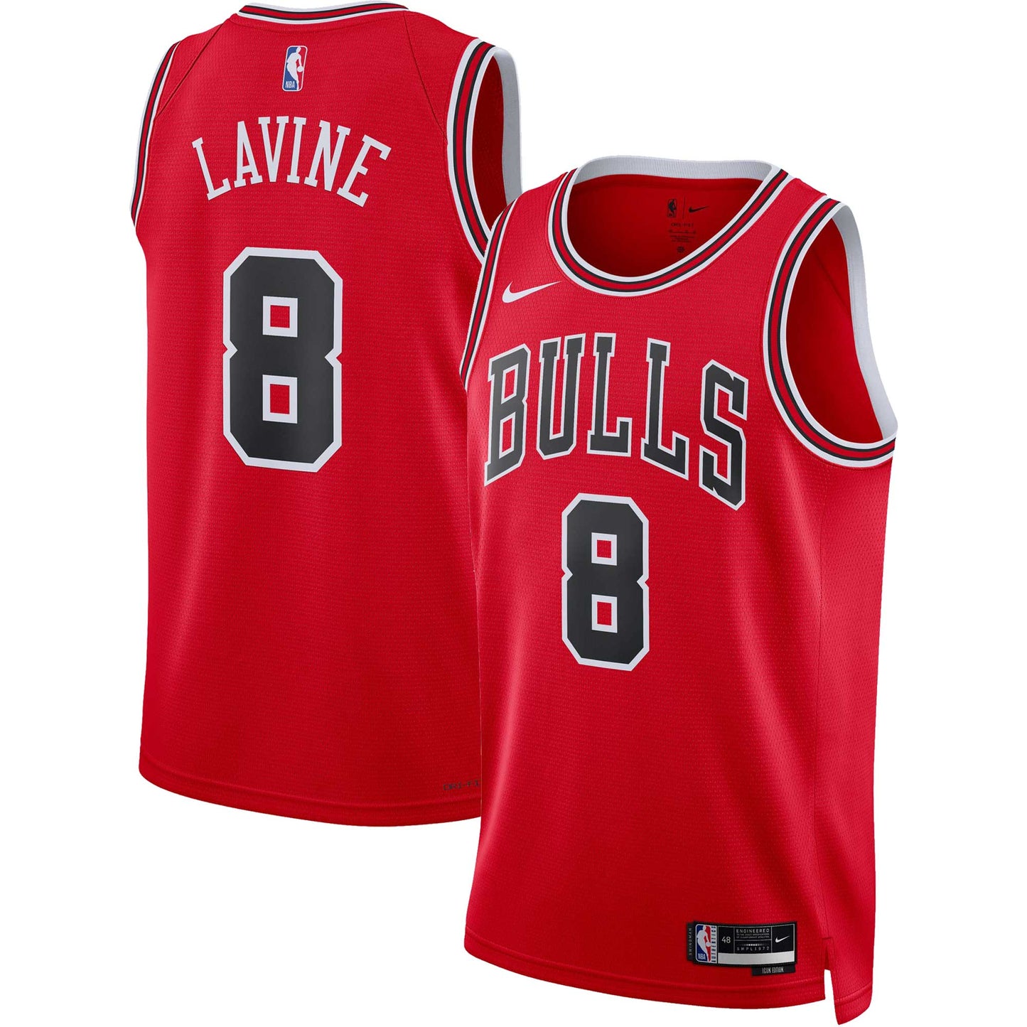 Zach LaVine Chicago Bulls Nike Unisex Swingman Jersey - Association Edition - Red