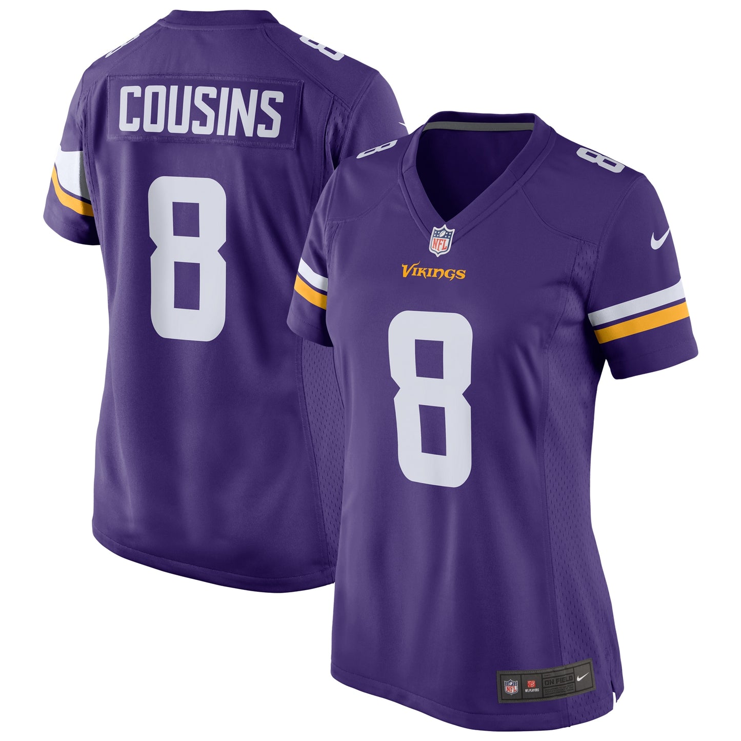 Kirk Cousins Minnesota Vikings Nike Women's Player Jersey - Purple