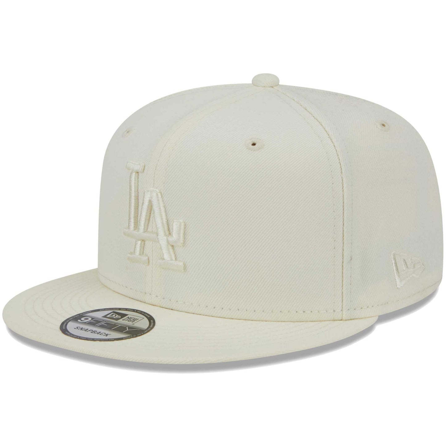 Los Angeles Dodgers New Era Spring Color Basic 9FIFTY Snapback Hat - Cream