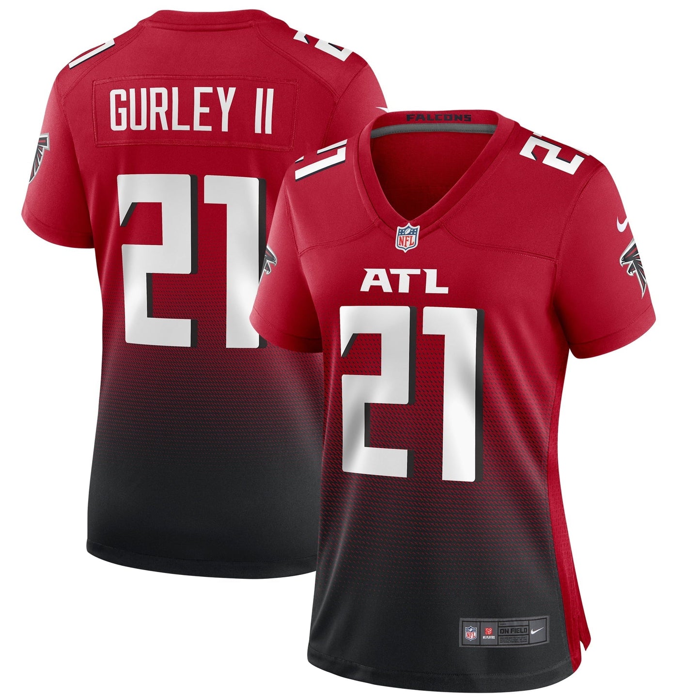 Women's Nike Todd Gurley II Red Atlanta Falcons 2nd Alternate Game Jersey