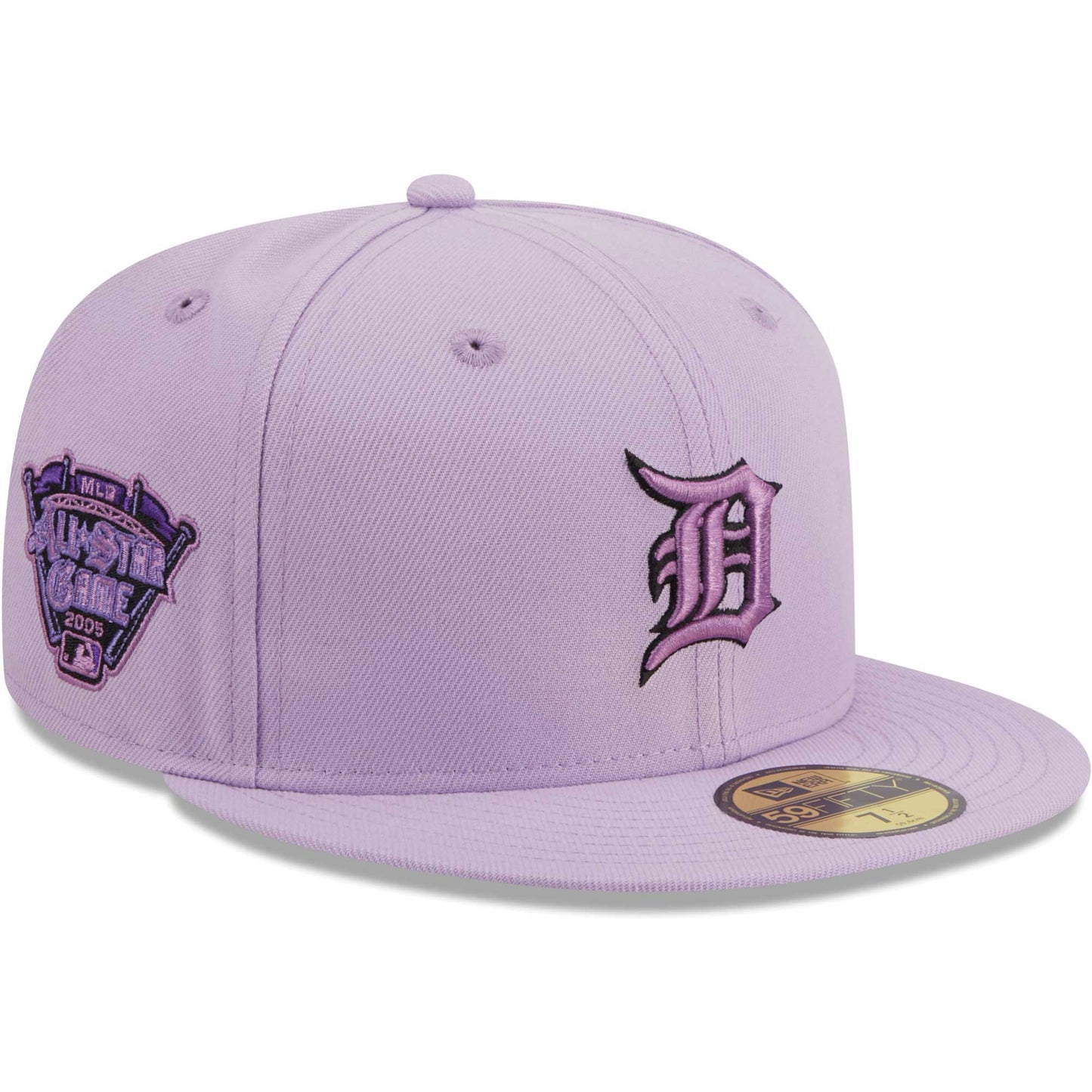 Detroit Tigers New Era 59FIFTY Fitted Hat - Lavender