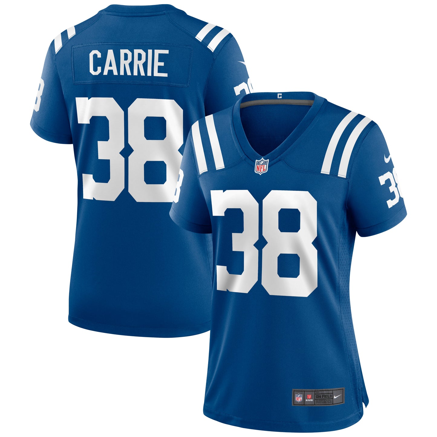 T.J. Carrie Indianapolis Colts Nike Women's Game Jersey - Royal