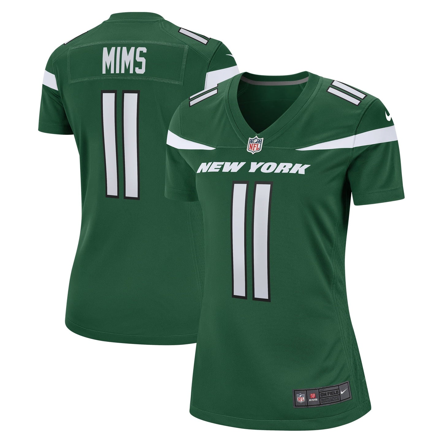 Women's Nike Denzel Mims Gotham Green New York Jets Game Jersey