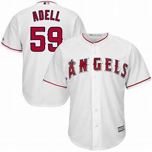 Youth Los Angeles Angels Jo Adell Cool Base Replica Jersey White