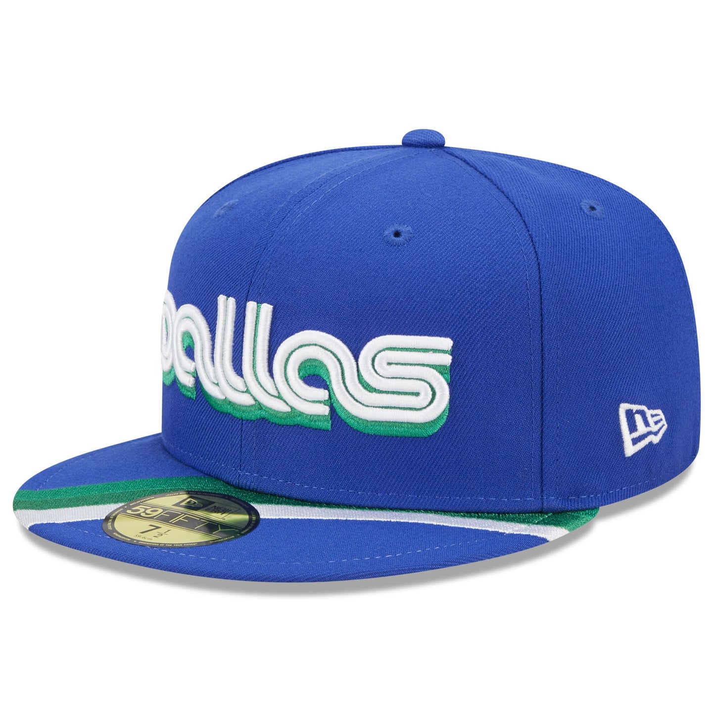 Dallas Mavericks New Era 2022/23 City Edition Official 59FIFTY Fitted Hat - Blue