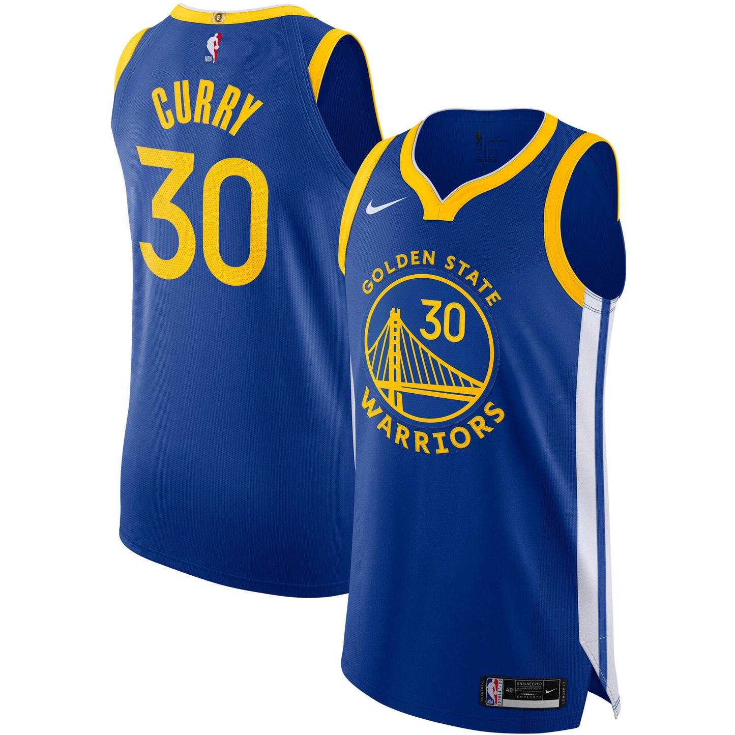 Stephen Curry Golden State Warriors Nike Authentic Jersey - Icon Edition - Royal