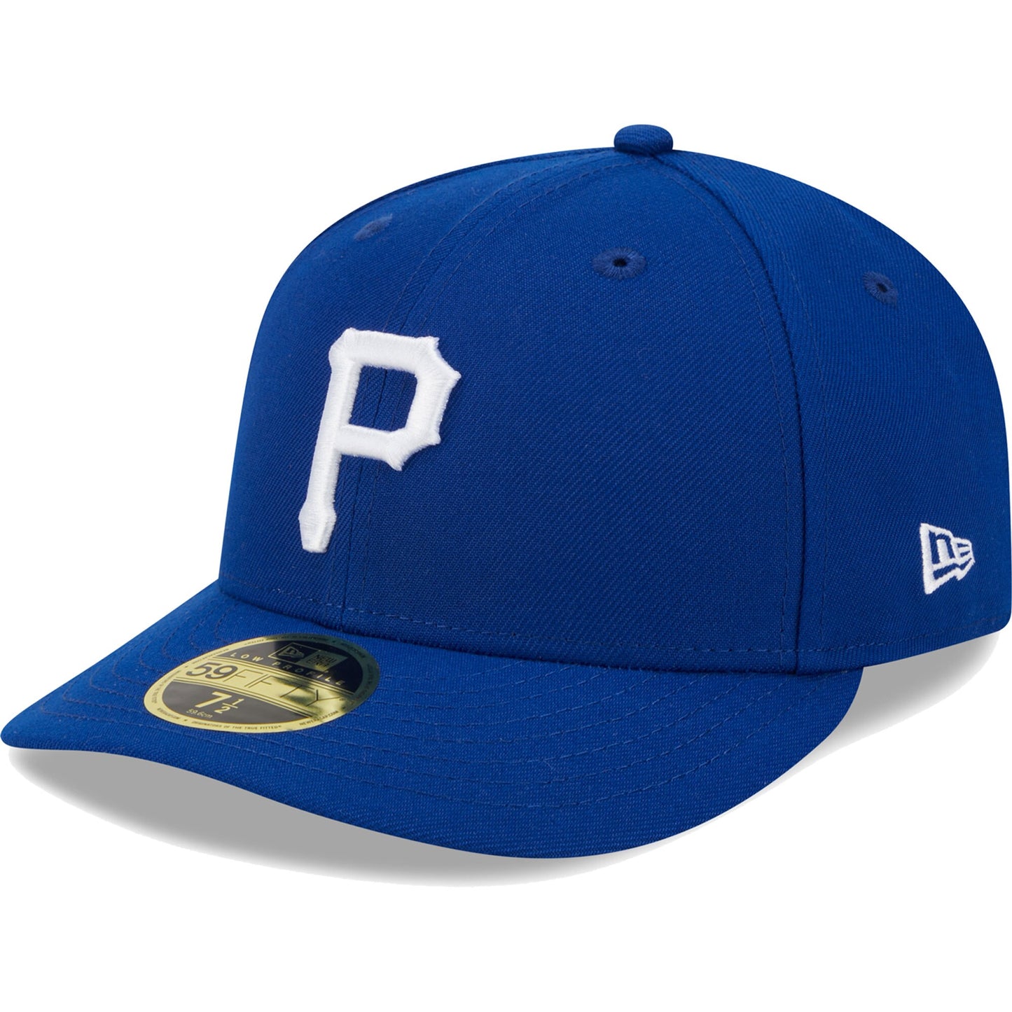 Pittsburgh Pirates New Era White Logo?Low Profile 59FIFTY Fitted Hat - Royal