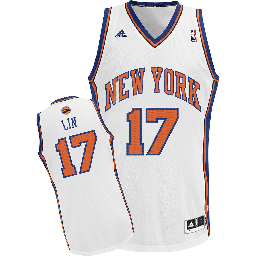 Men's New York Knicks Jeremy Lin Home Jersey - White