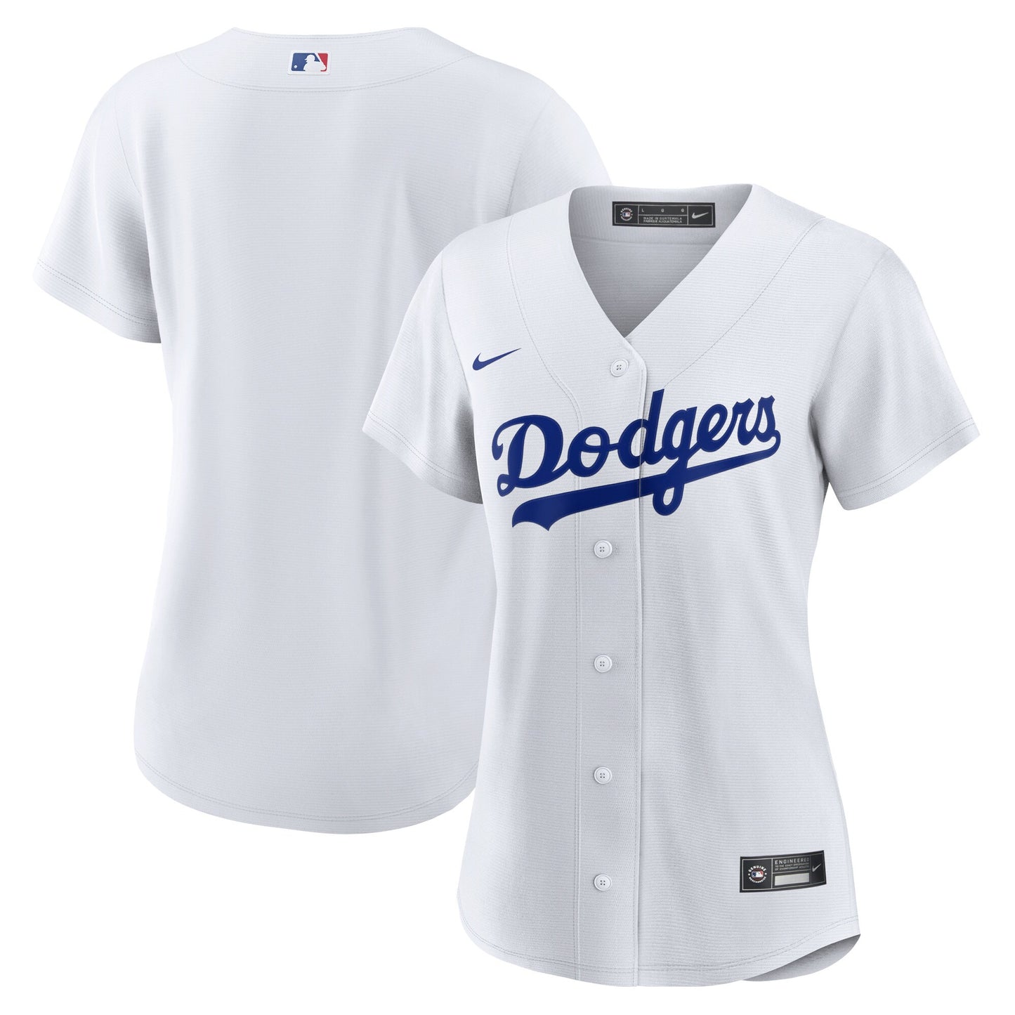 Los Angeles Dodgers Nike Women's Home Blank Replica Jersey - White
