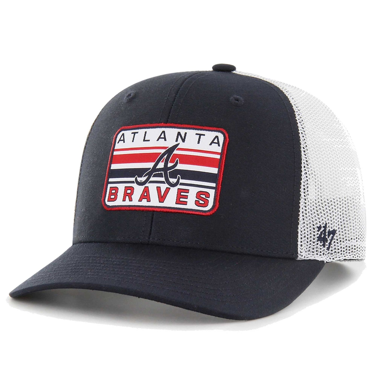 Atlanta Braves '47 Drifter Trucker Adjustable Hat - Navy