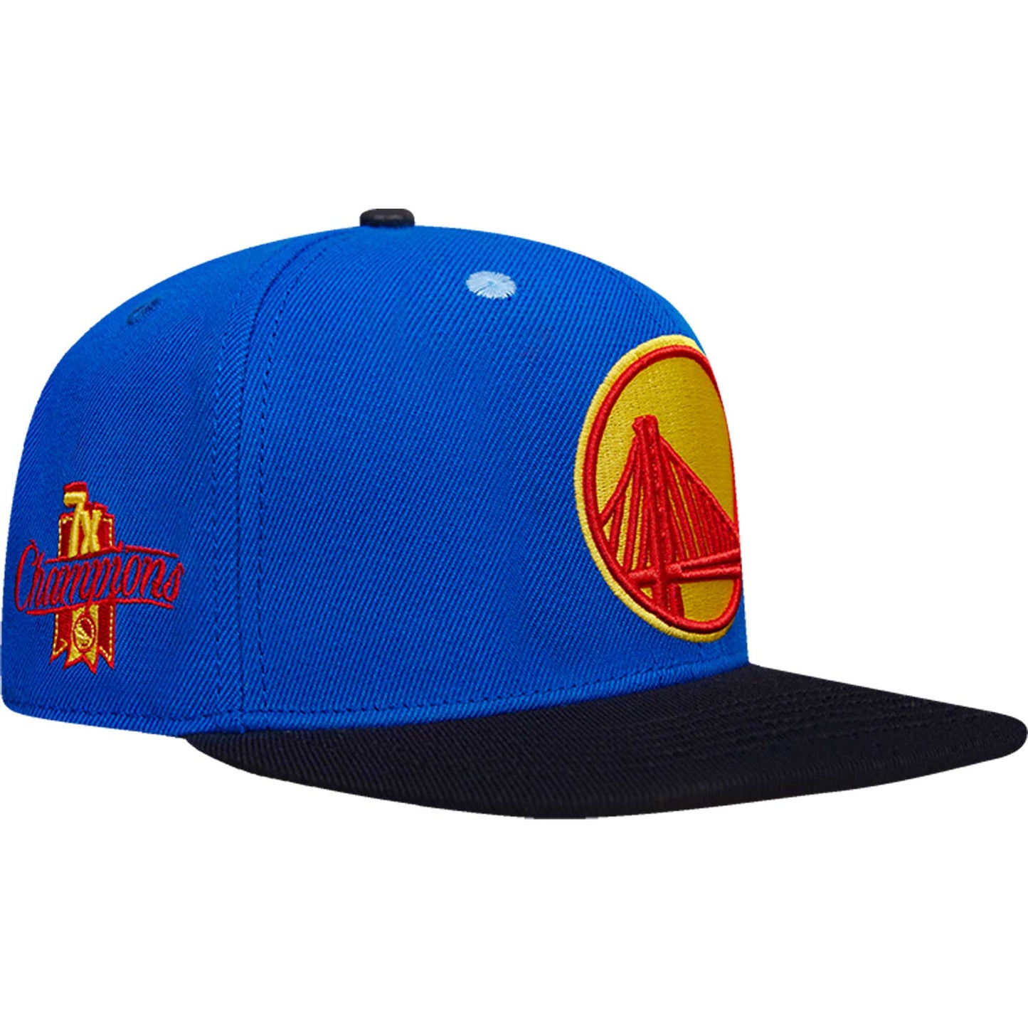 Golden State Warriors Pro Standard 7X NBA Finals Champions Any Condition Snapback Hat - Royal