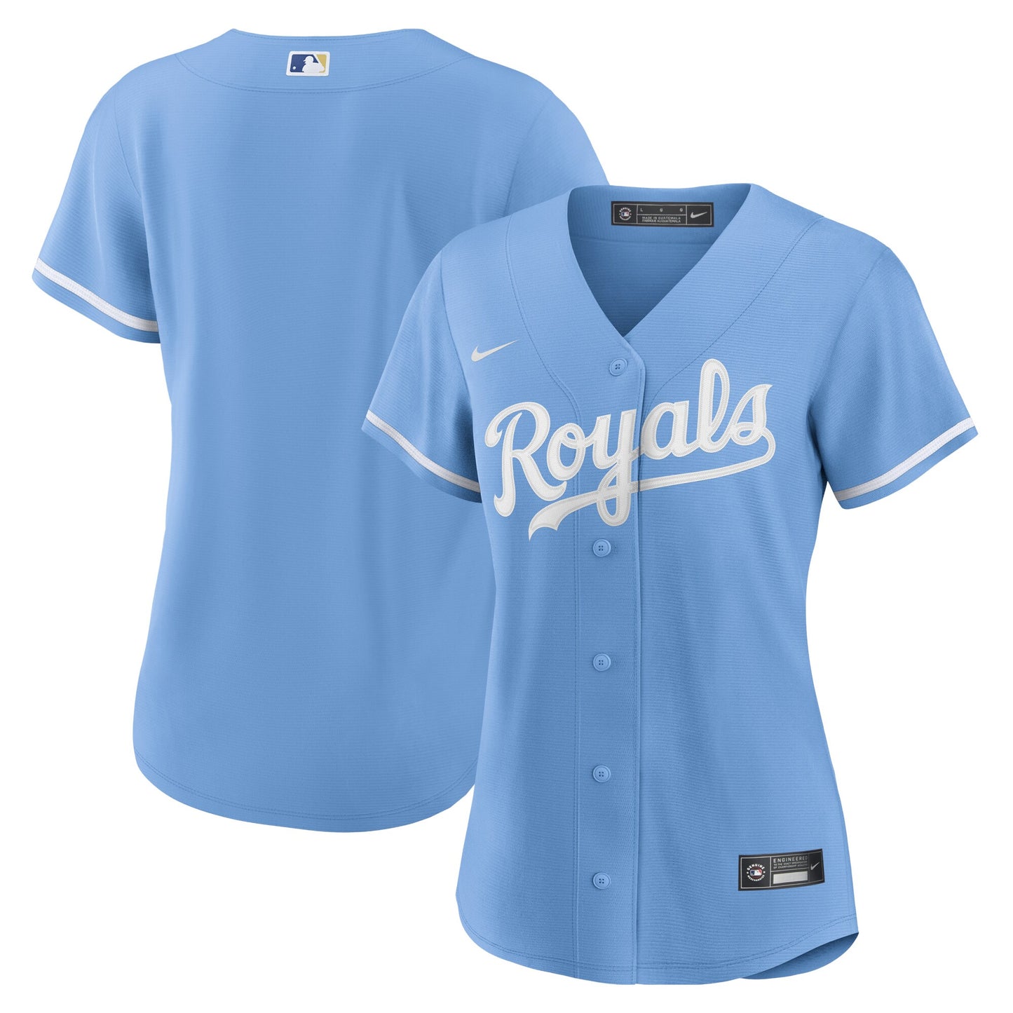Kansas City Royals Nike Women's Alternate Replica Team Logo Jersey - Light Blue