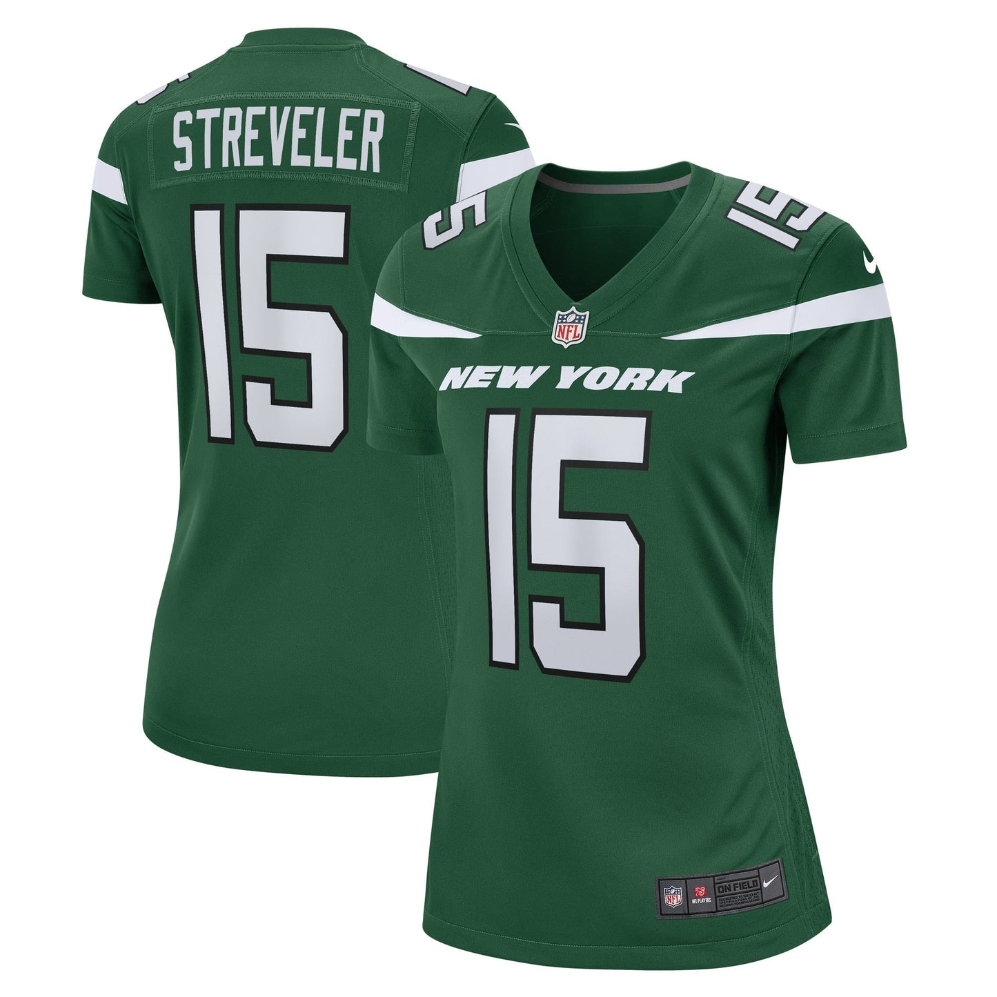 Women's Nike Chris Streveler Gotham Green New York Jets Game Player Jersey