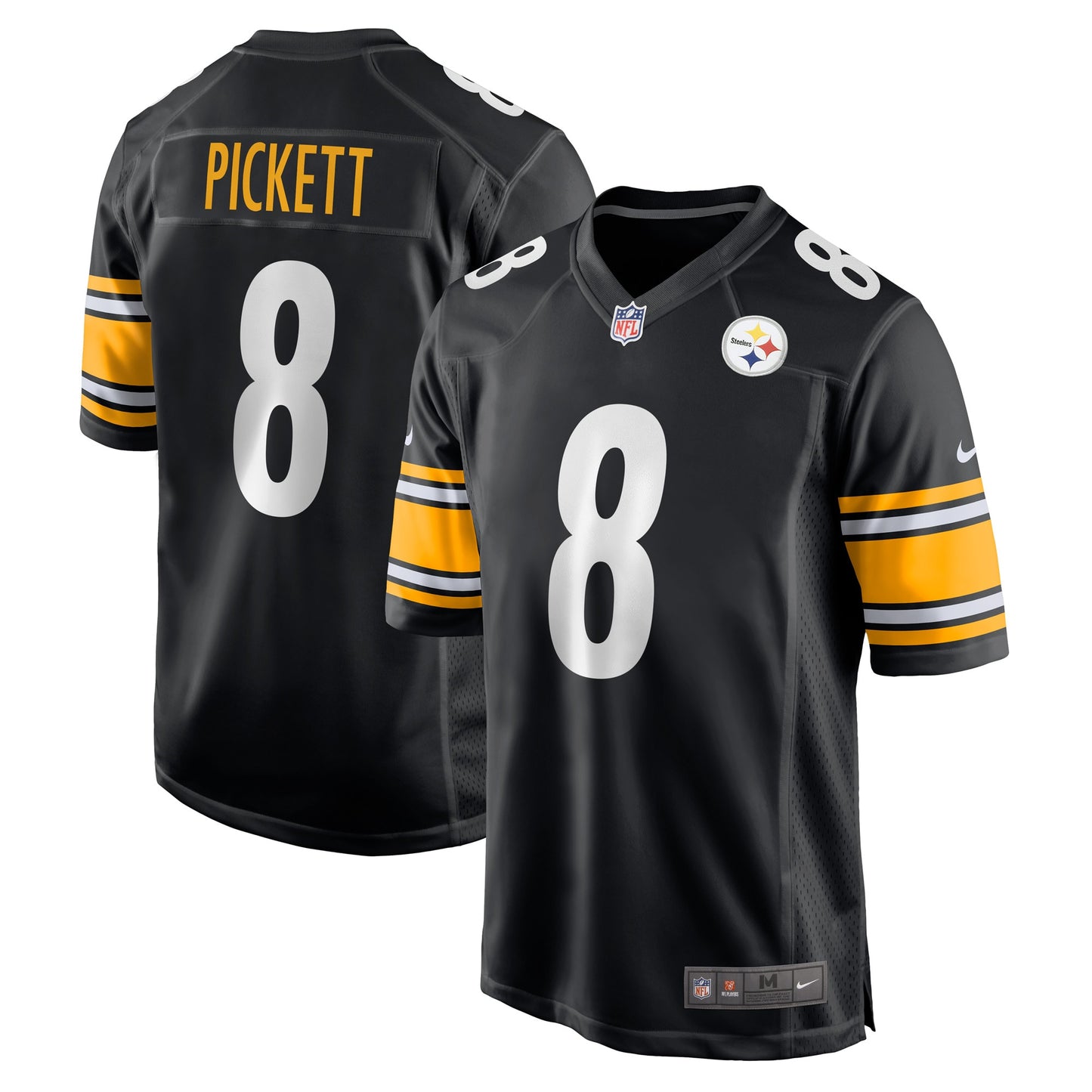 Kenny Pickett Pittsburgh Steelers Nike Player Game Jersey - Black