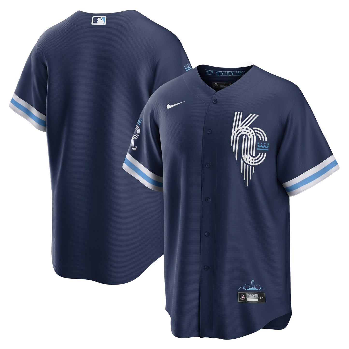 Kansas City Royals Nike 2022 City Connect Replica Jersey - Navy