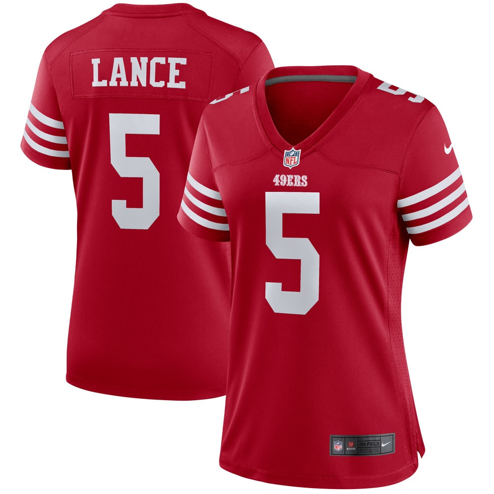 Trey Lance San Francisco 49ers Nike Women's Player Jersey - Scarlet
