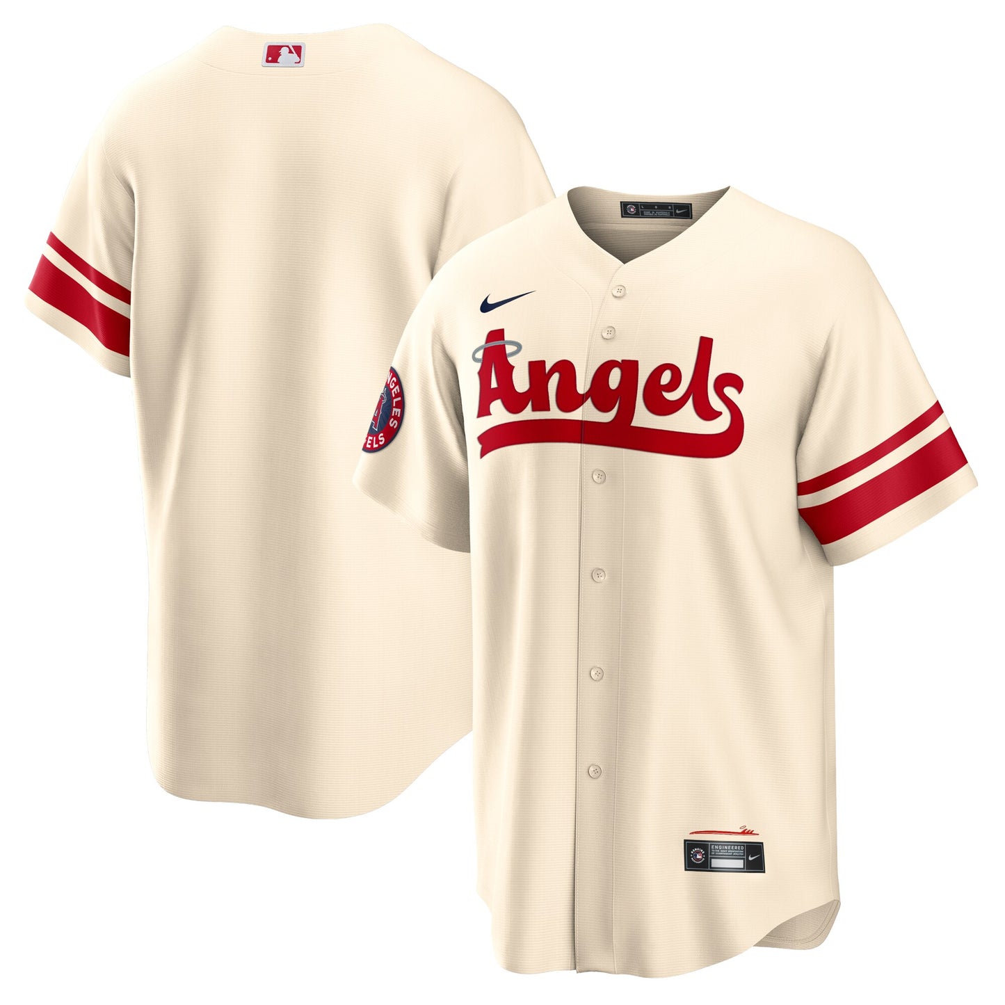 Los Angeles Angels Nike 2022 City Connect Replica Team Jersey - Cream