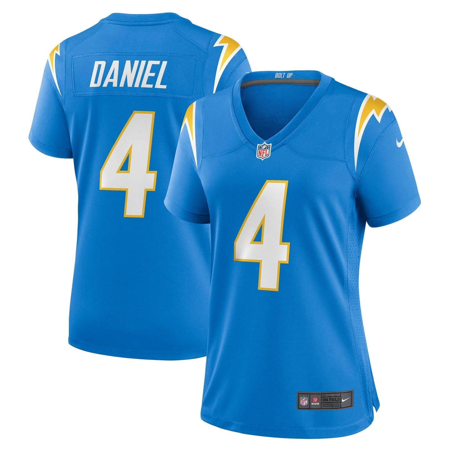 Women's Nike Chase Daniel Powder Blue Los Angeles Chargers Game Jersey