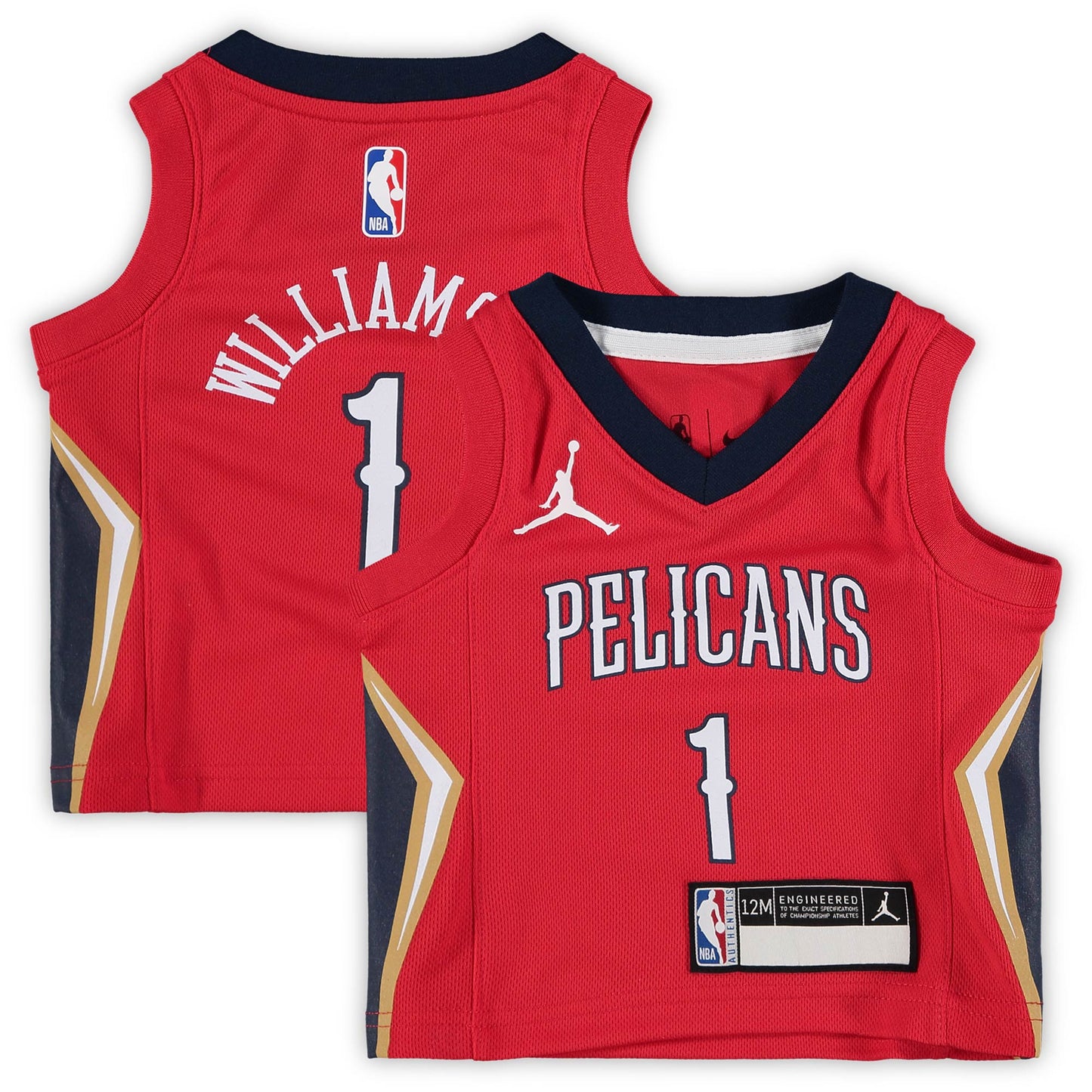 Zion Williamson New Orleans Pelicans Jordans Brand Infant 2020/21 Jersey - Statement Edition - Red