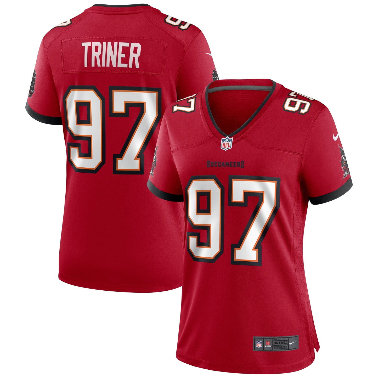 Women's Nike Zach Triner Red Tampa Bay Buccaneers Game Jersey