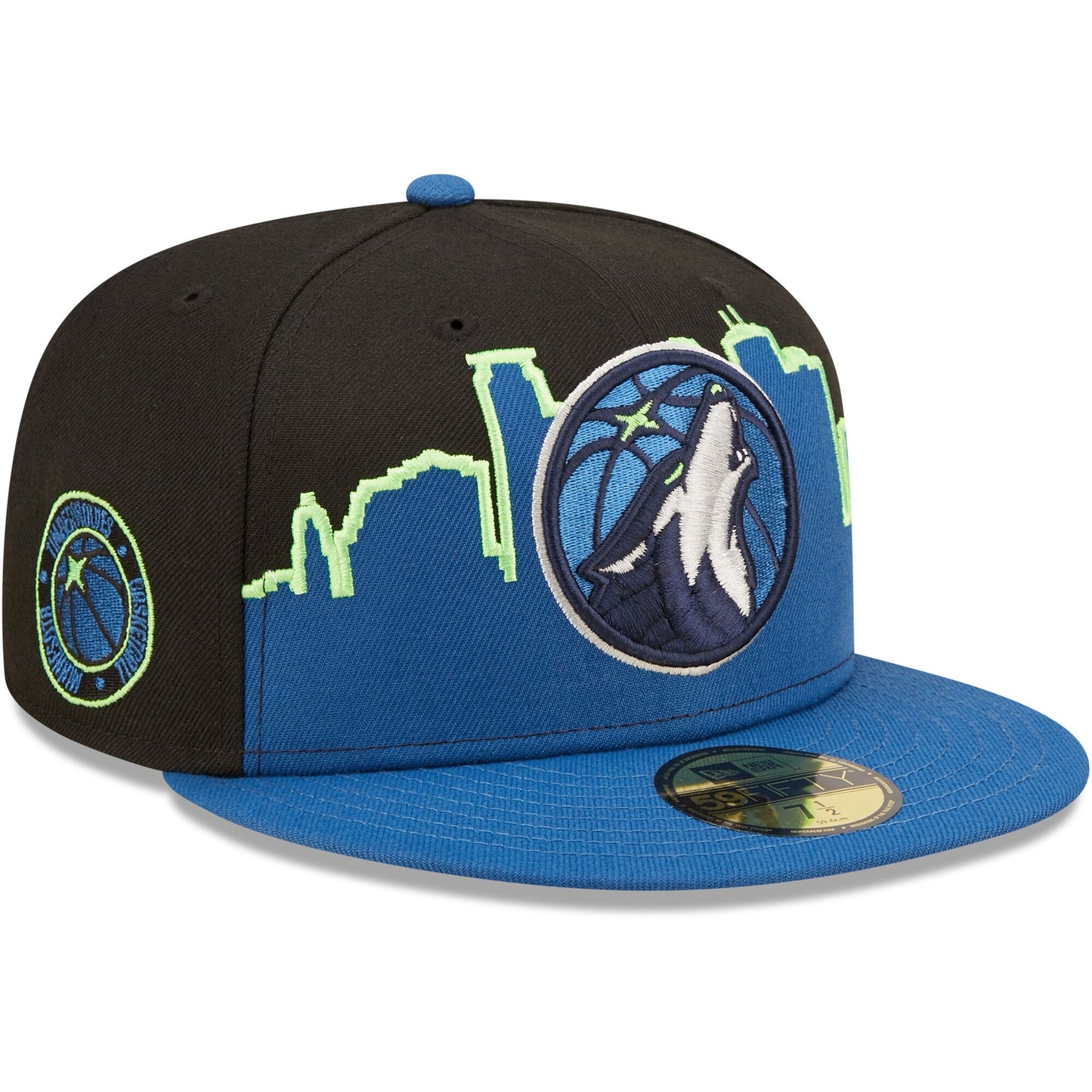 Minnesota Timberwolves New Era 2022 Tip-Off 59FIFTY Fitted Hat - Blue/Black