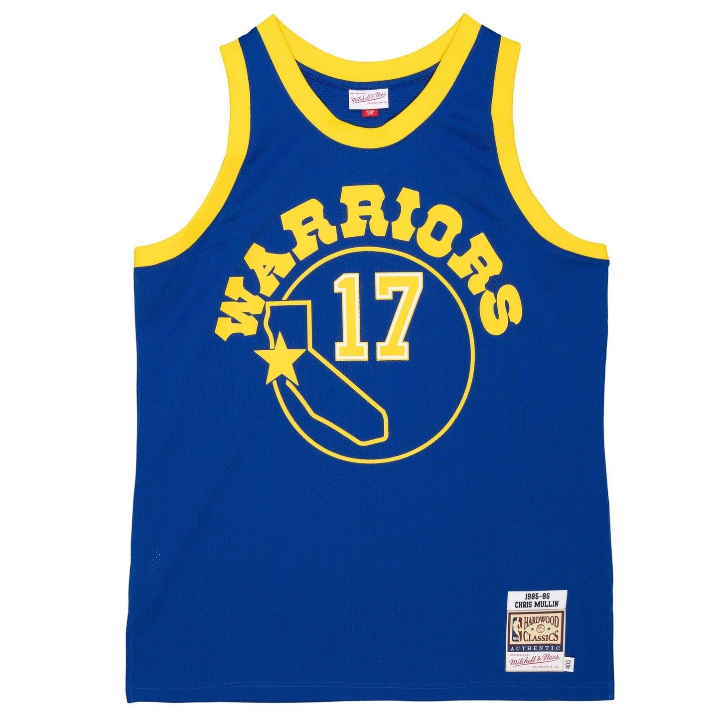 Authentic Chris Mullin Golden State Warriors 1985-86 Jersey