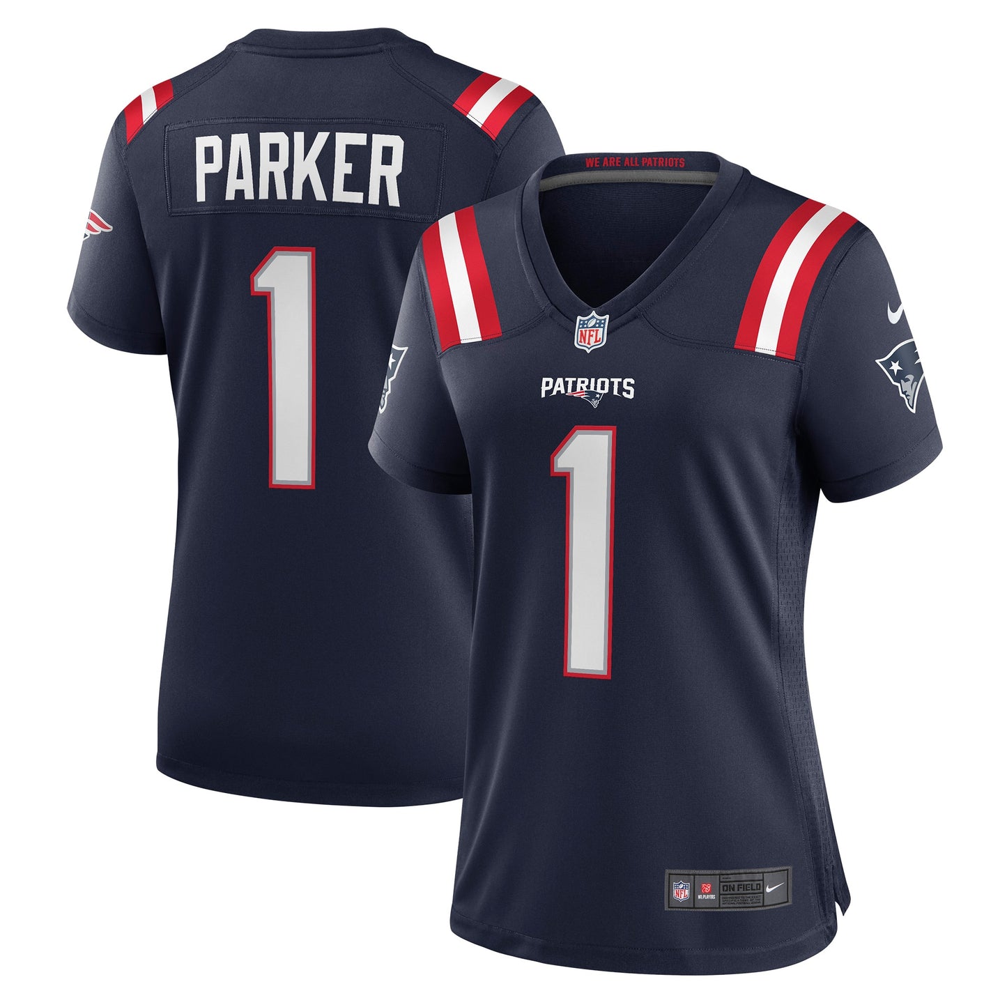 DeVante Parker New England Patriots Nike Women's Game Jersey - Navy
